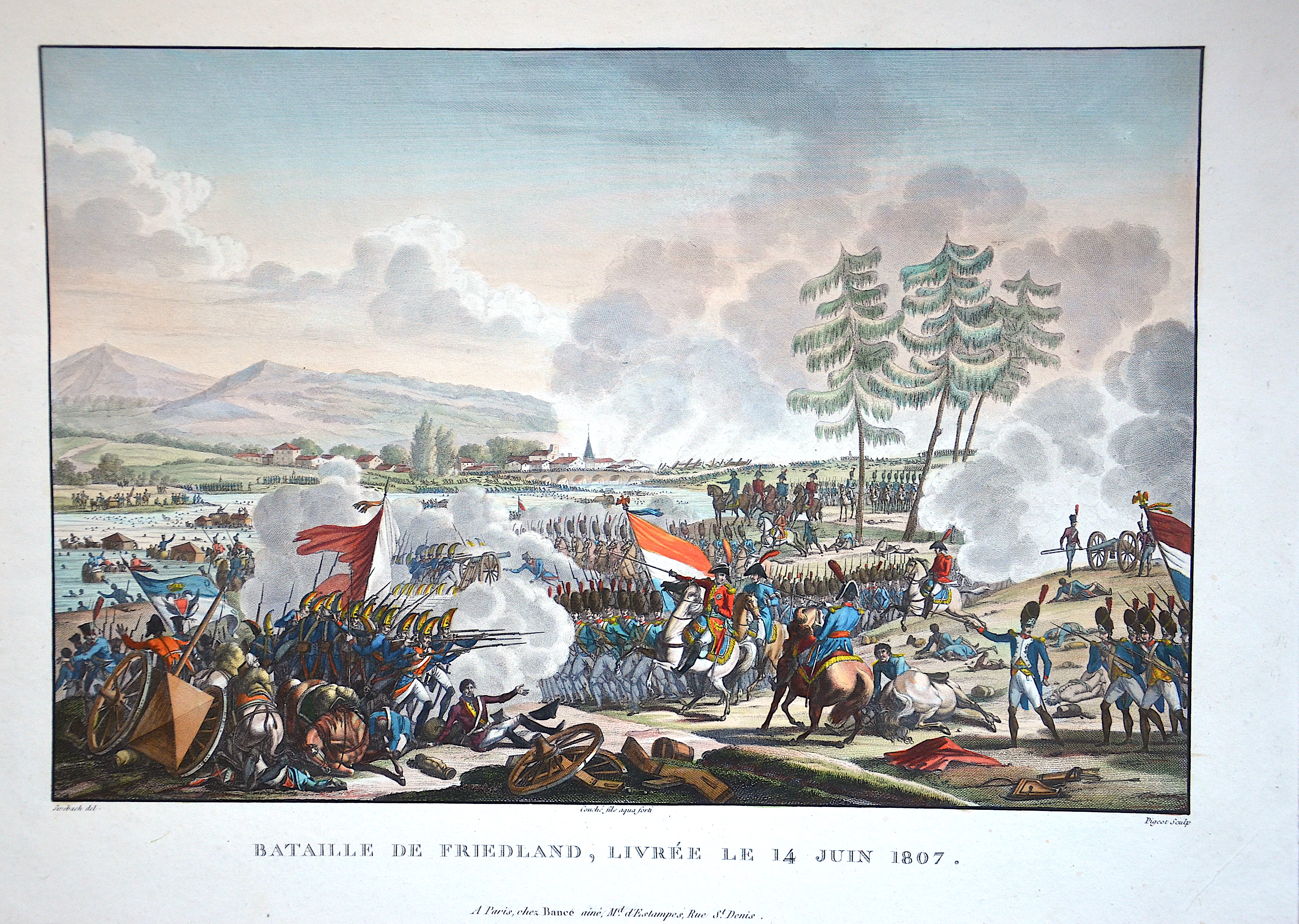 Swebach  Bataille de Friedland, livree le 14 juin 1807