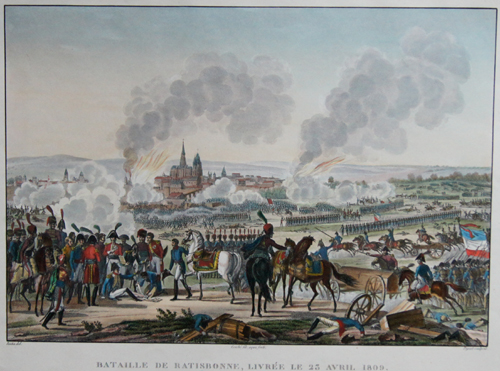 Swebach  Bataille de Ratesbonne, livree le 23. Avris 1809