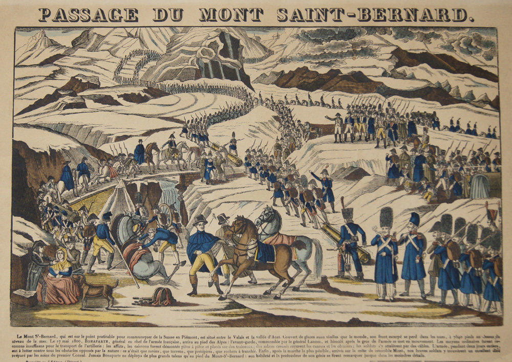 Georgin  Passage du Mont Saint-Bernard.