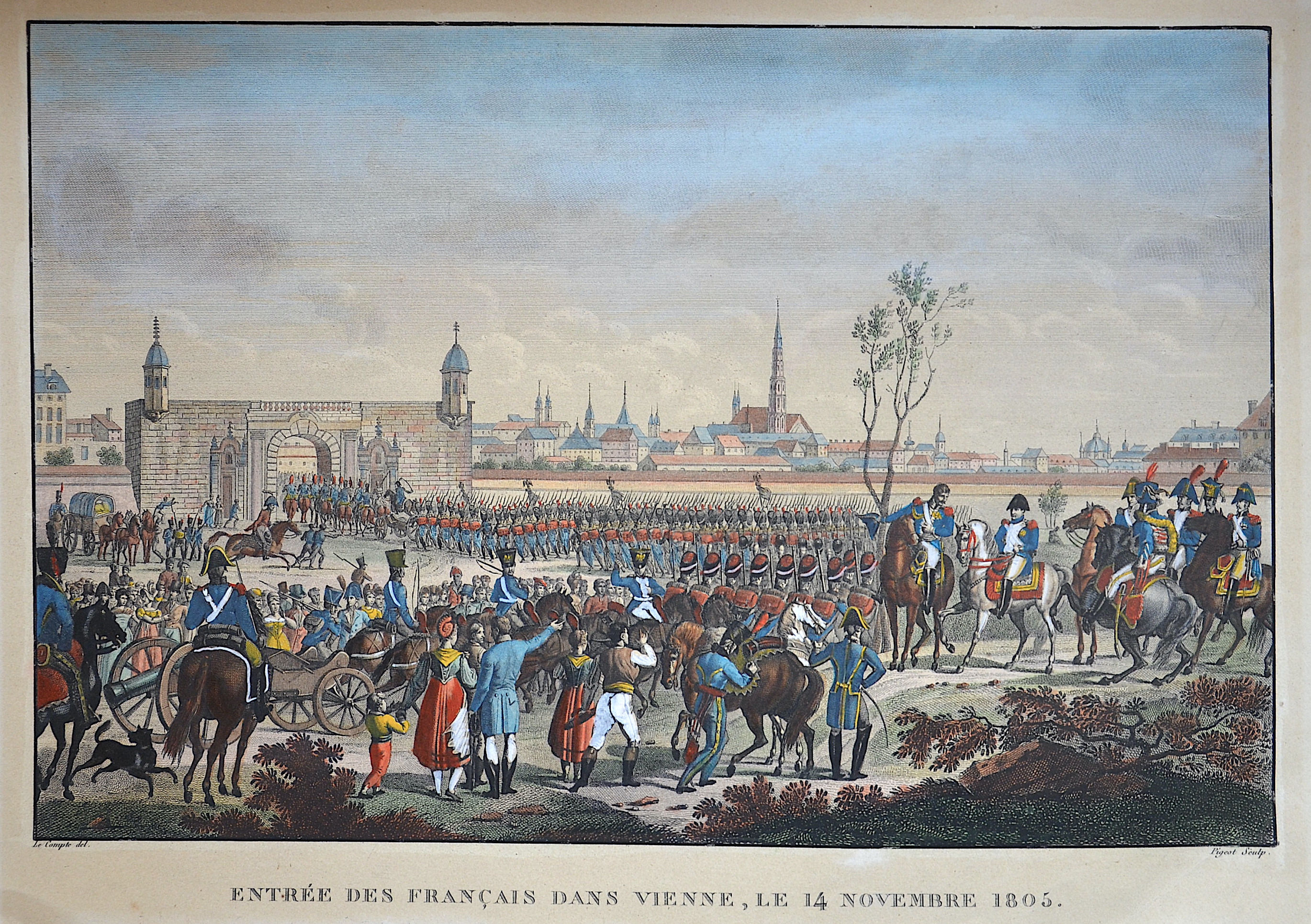 Pigeot Francoise Entree des Francais dans Vienne, le 14 Novembre 1805.