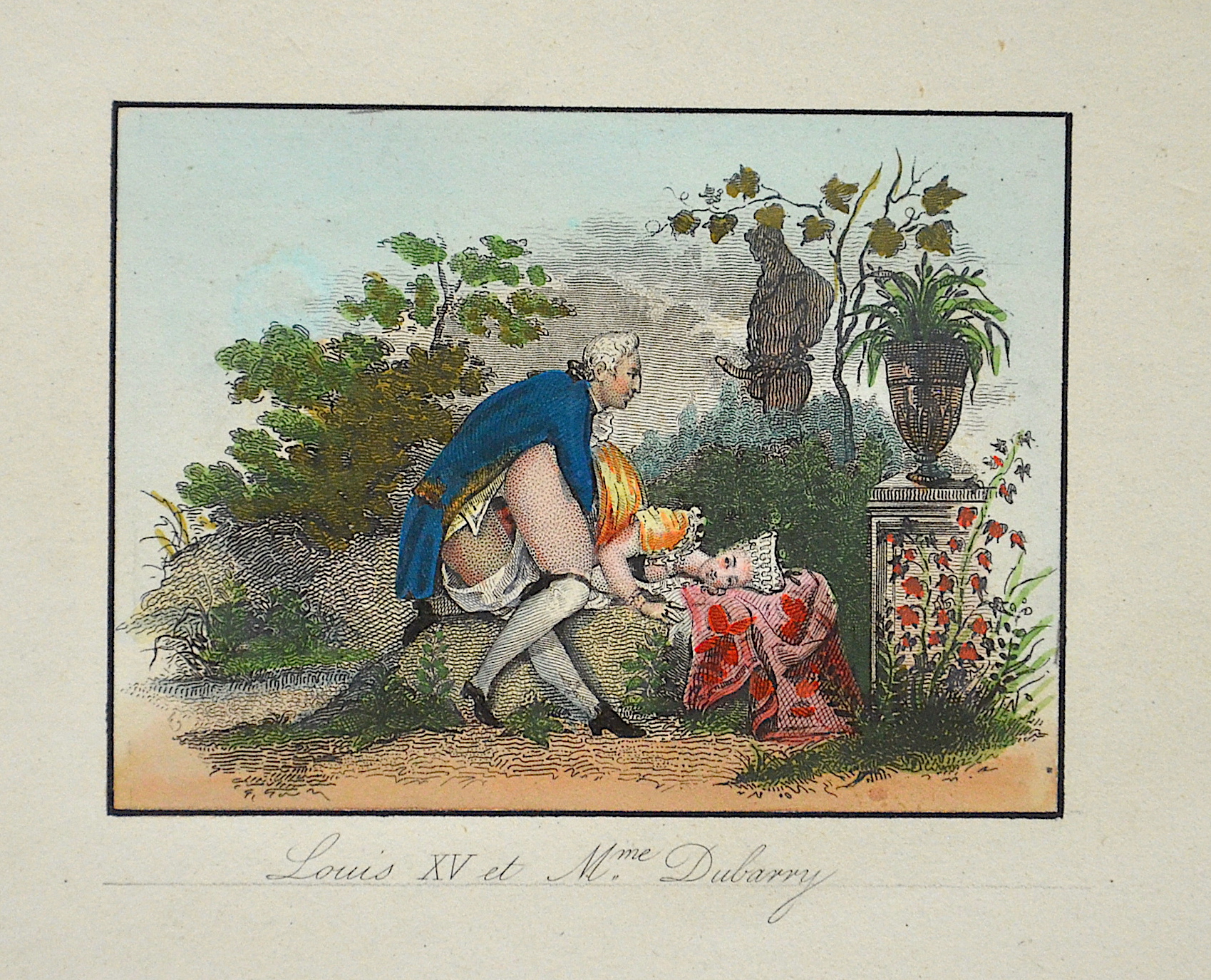 Anonymus  Louis XV et Mme. Dubarry