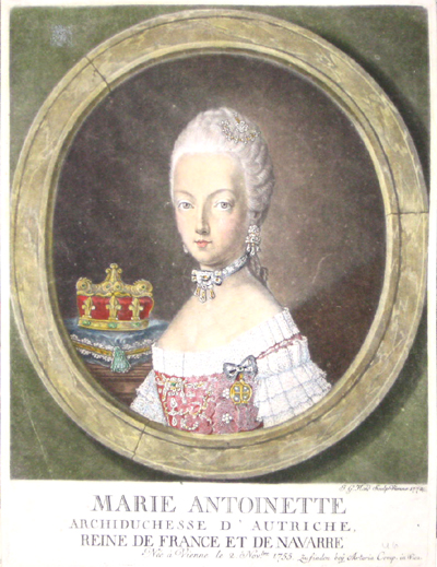 Haid  Marie Antoinette …….reine de France et de Navarre