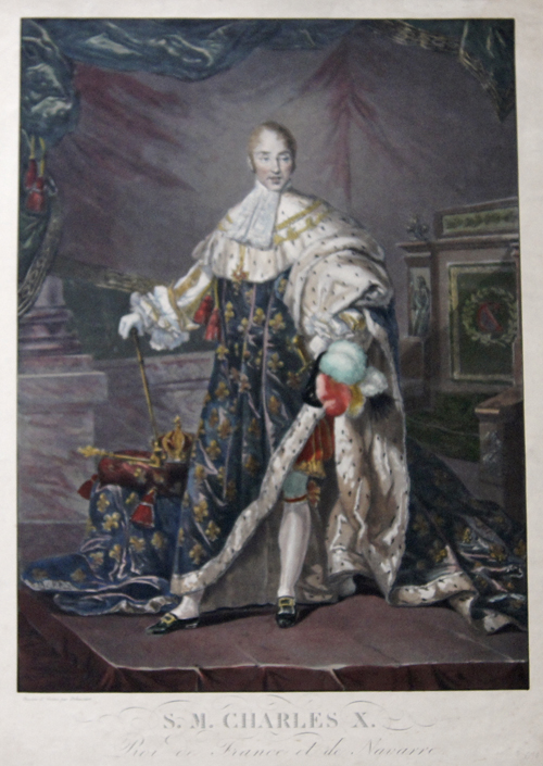 Anonymus  S. M. Charles X. Roi de France el de Navarre. Né à Versailles… 1757