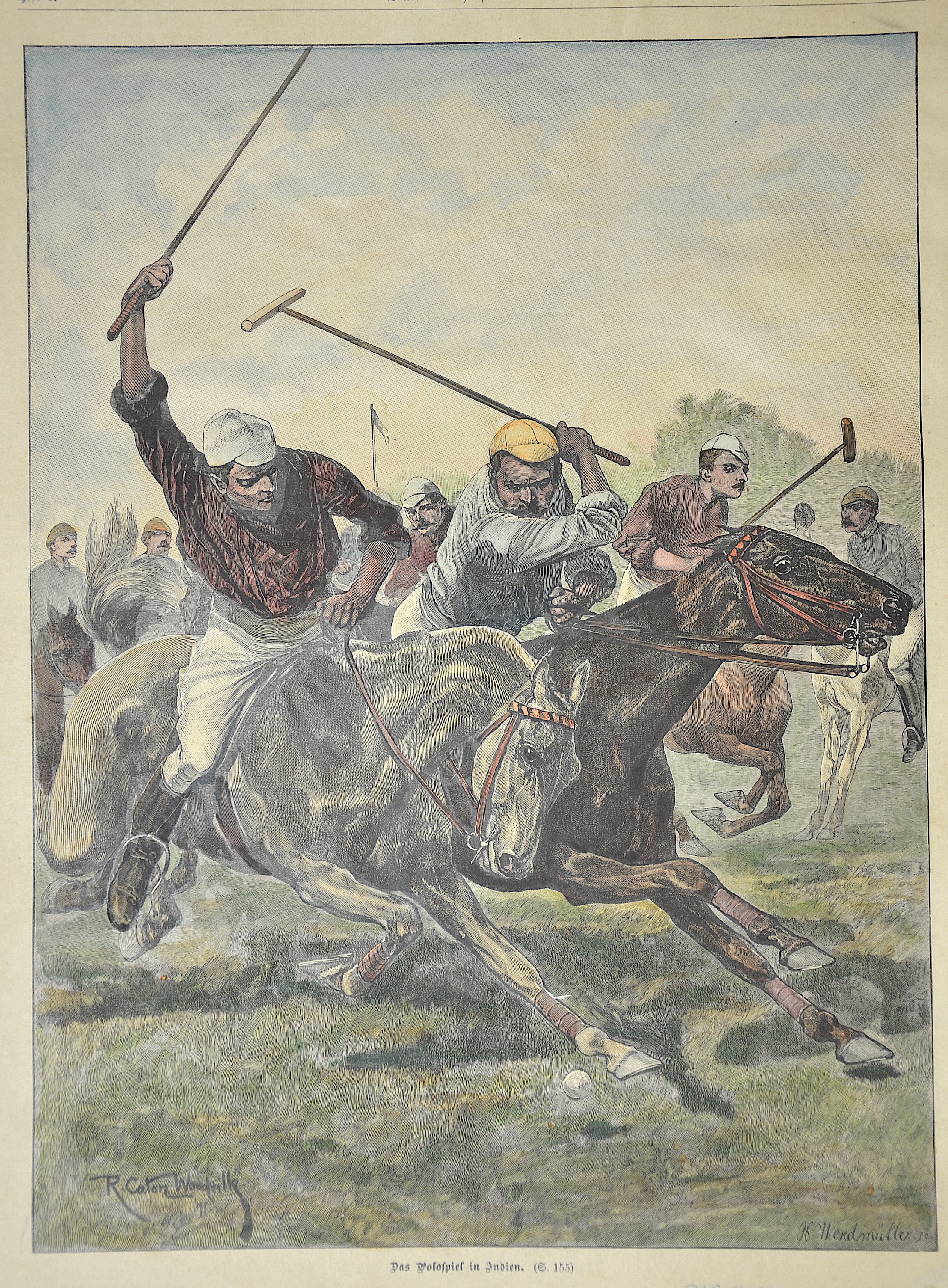Werdmüller Das Polospiel in Indien.