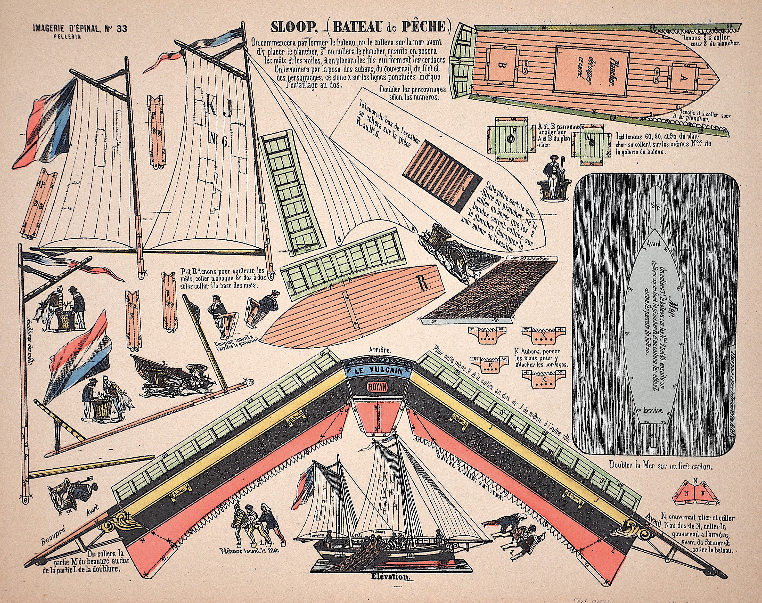 Anonymus Sloop, (Bateau de Peche.)