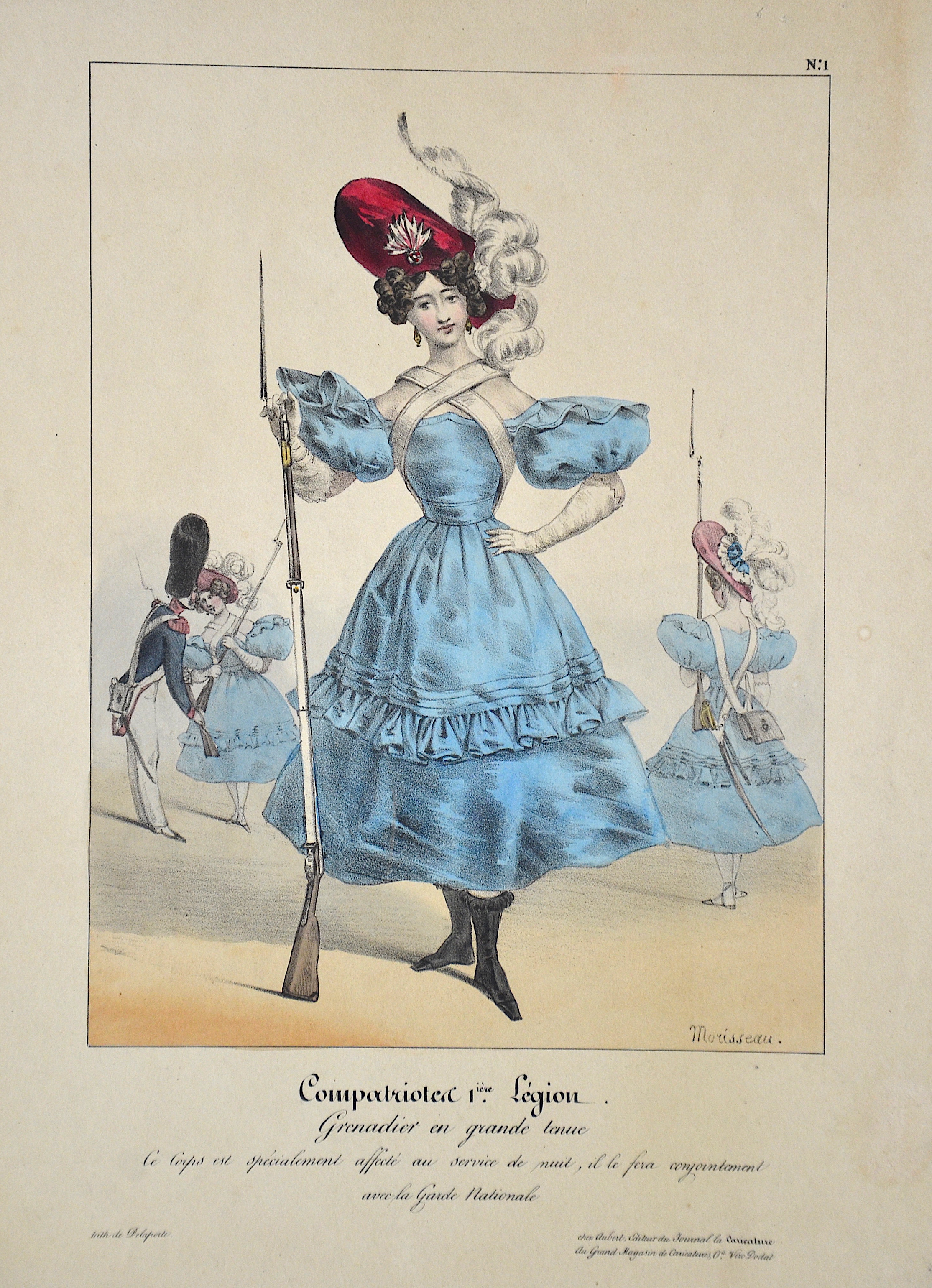 Delaporte Compatrioter 1iere Legion. Grenadier en grande tenue