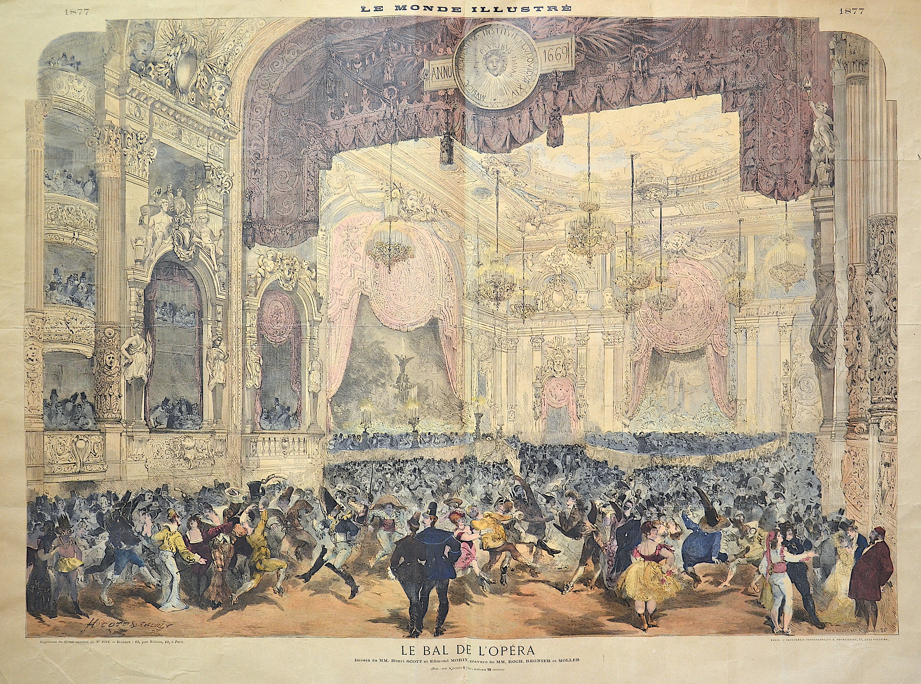 Roch/Moller Regnier Le Bal de L'Opera / Le Monde Illustre
