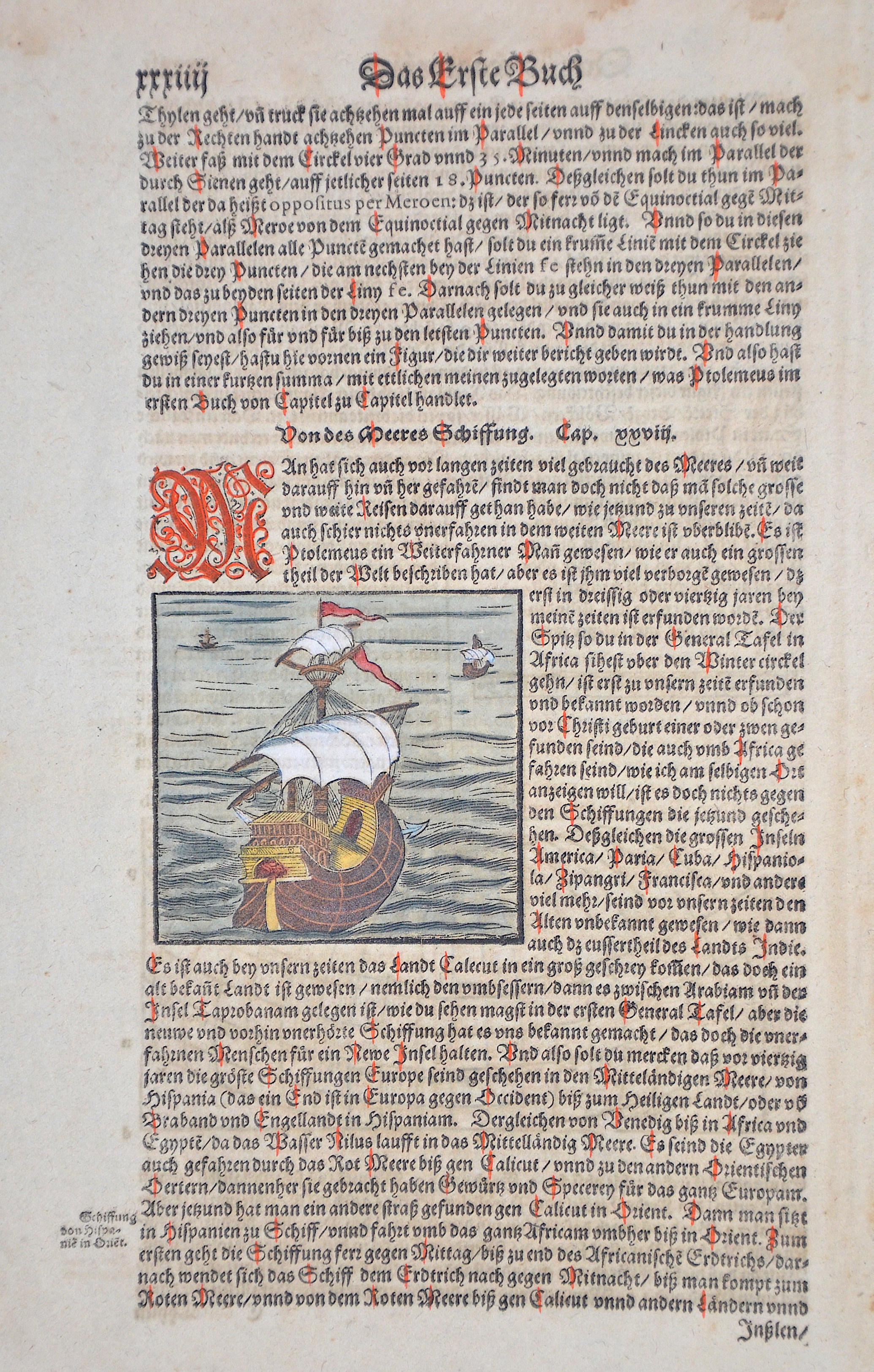 Münster  Von des Meeres Schiffung. Das Erste Buch