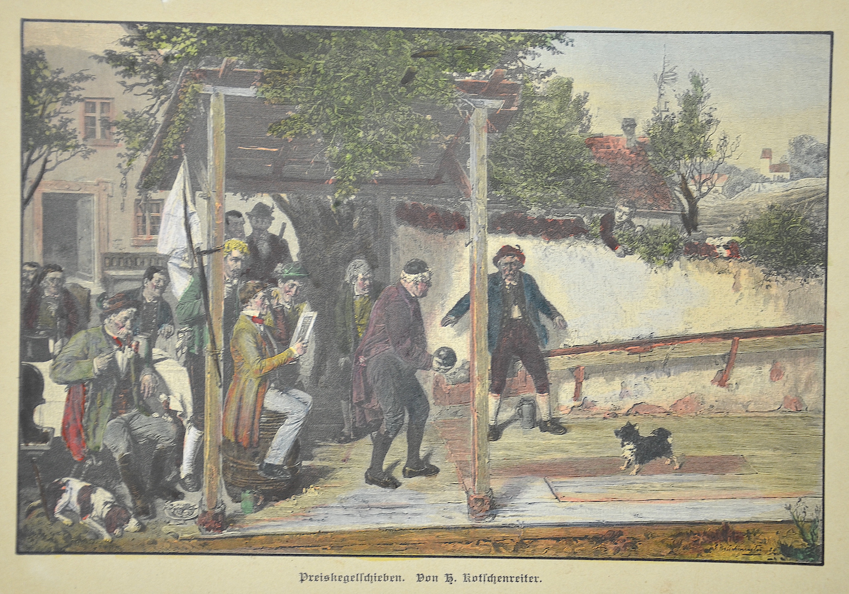 Kotschenreiter Hugo Preiskegelschieben. Von H. Kotschenreiter.
