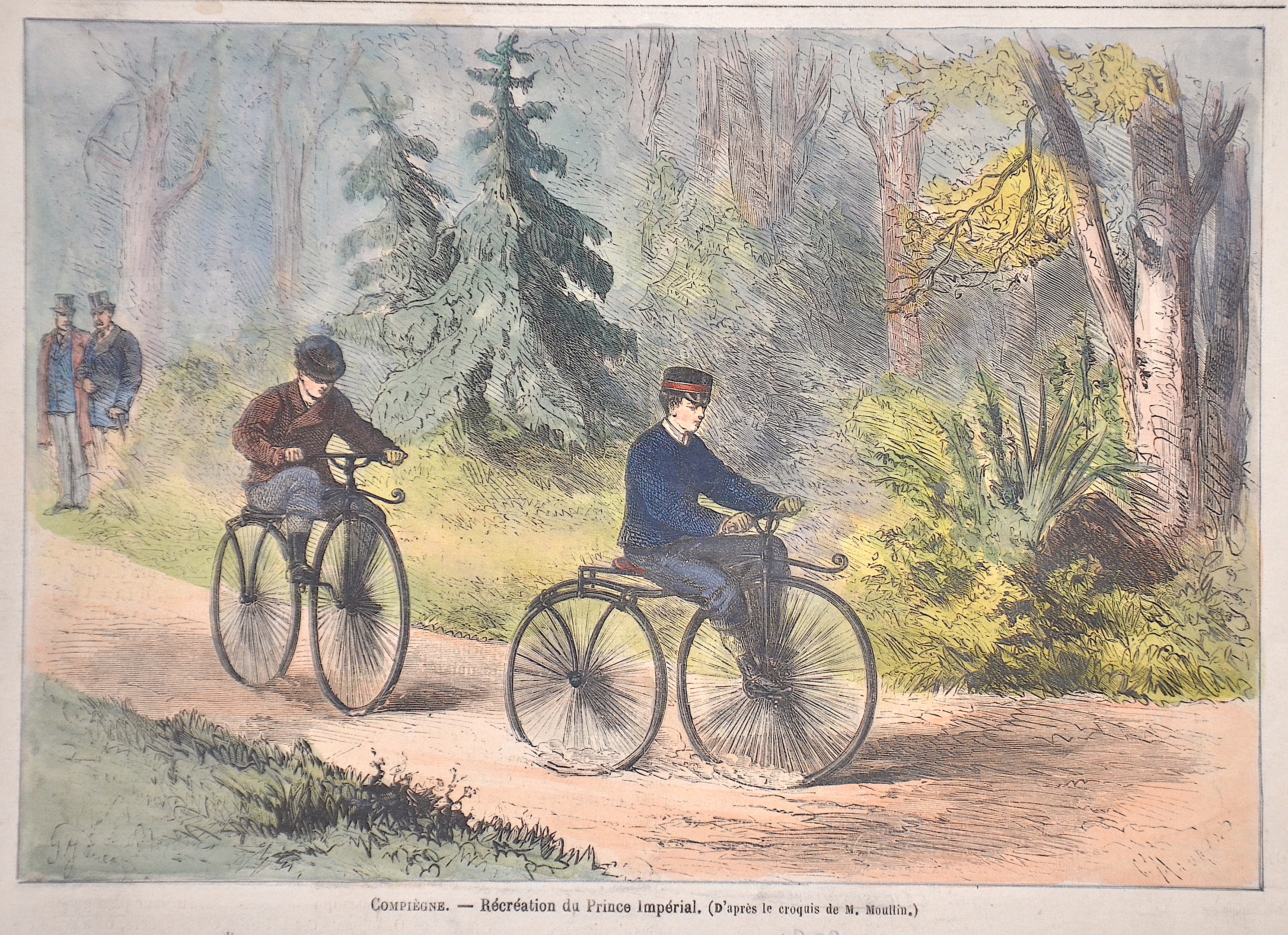 Moullin Compiegne- Recreation du Prince Imperial. (D’apres le croquis de M. Moullin.)