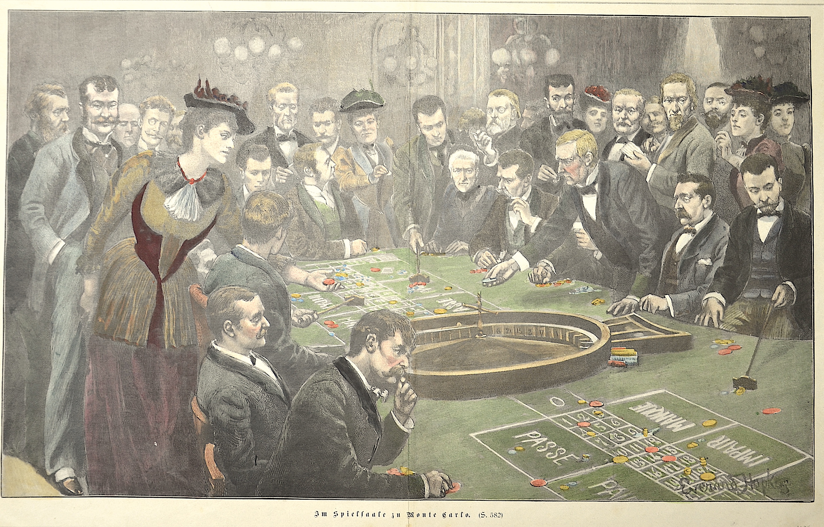 Hobkins Im Spielsaale zu Monte Carlo.