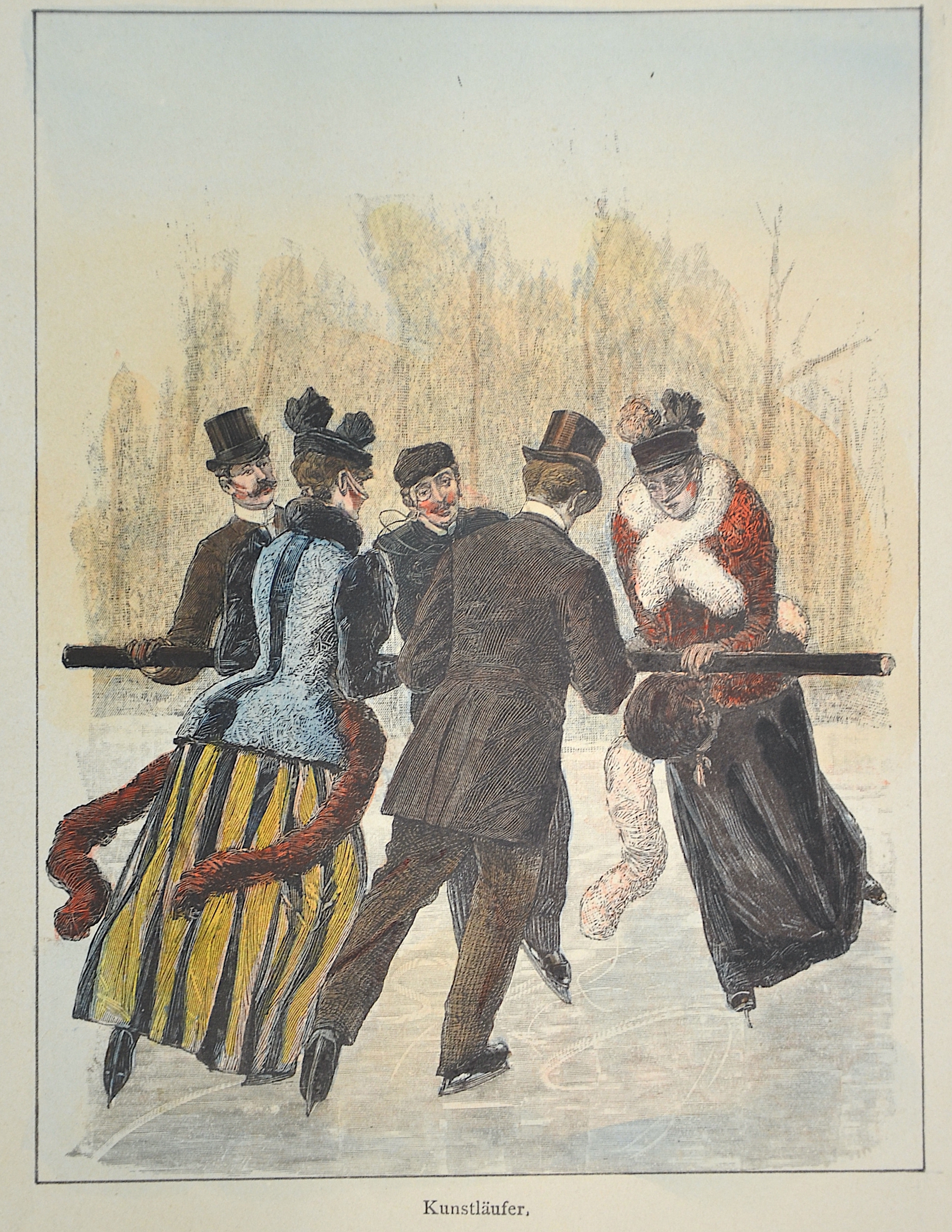 Anonymus Kunstläufer.