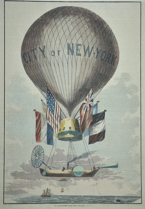 Der transatlantische Ballon City of New-York.