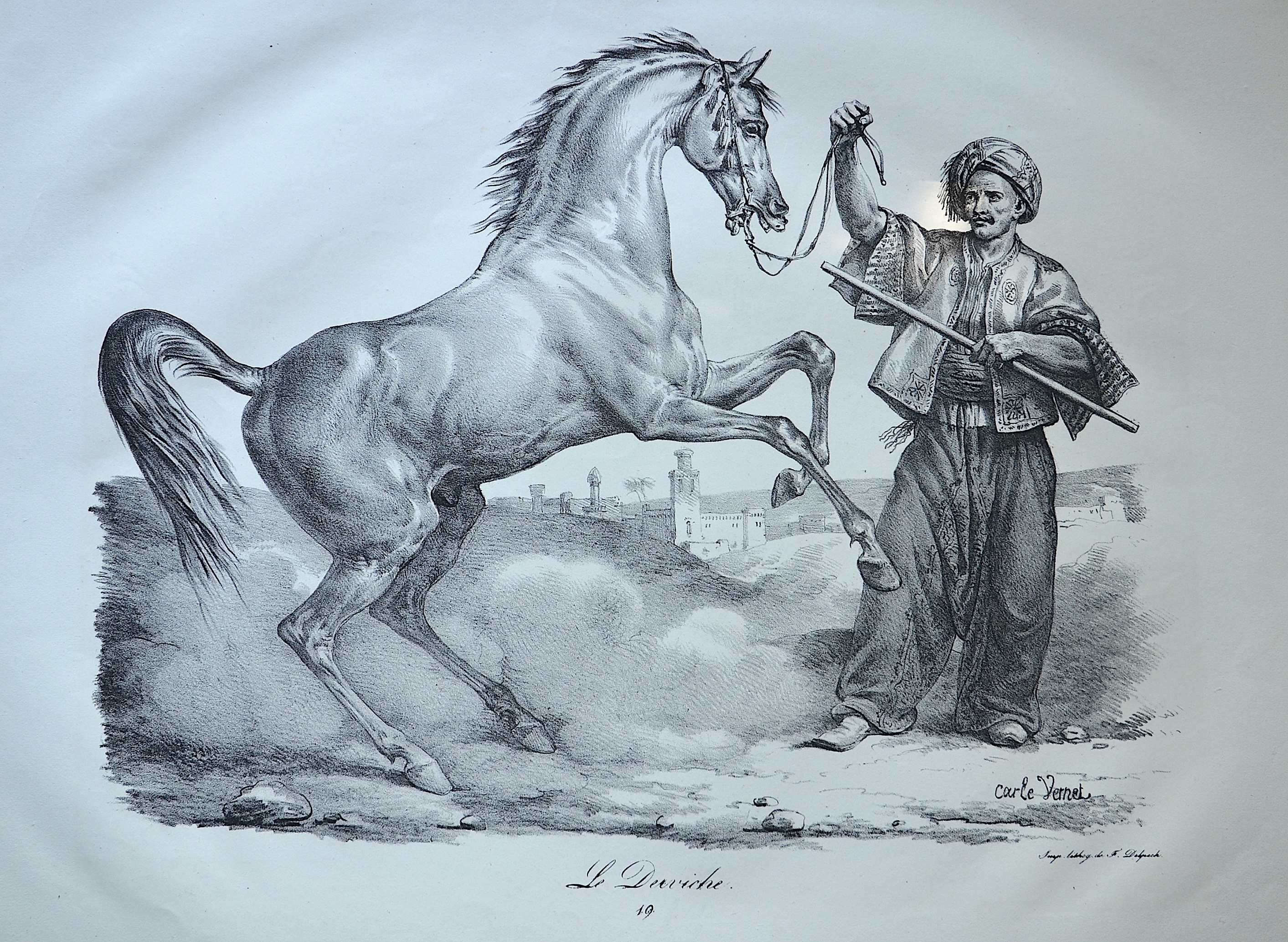 Vernet Antoine Charles Horace (Carle) Le Derviche. 19  / Carle Vernet
