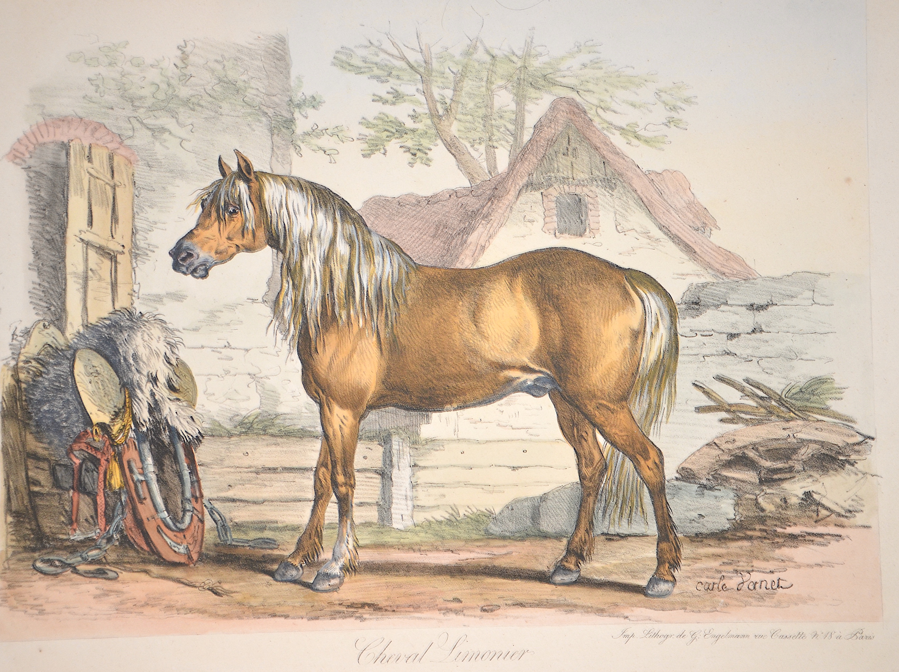 Vernet Cheval Limonier
