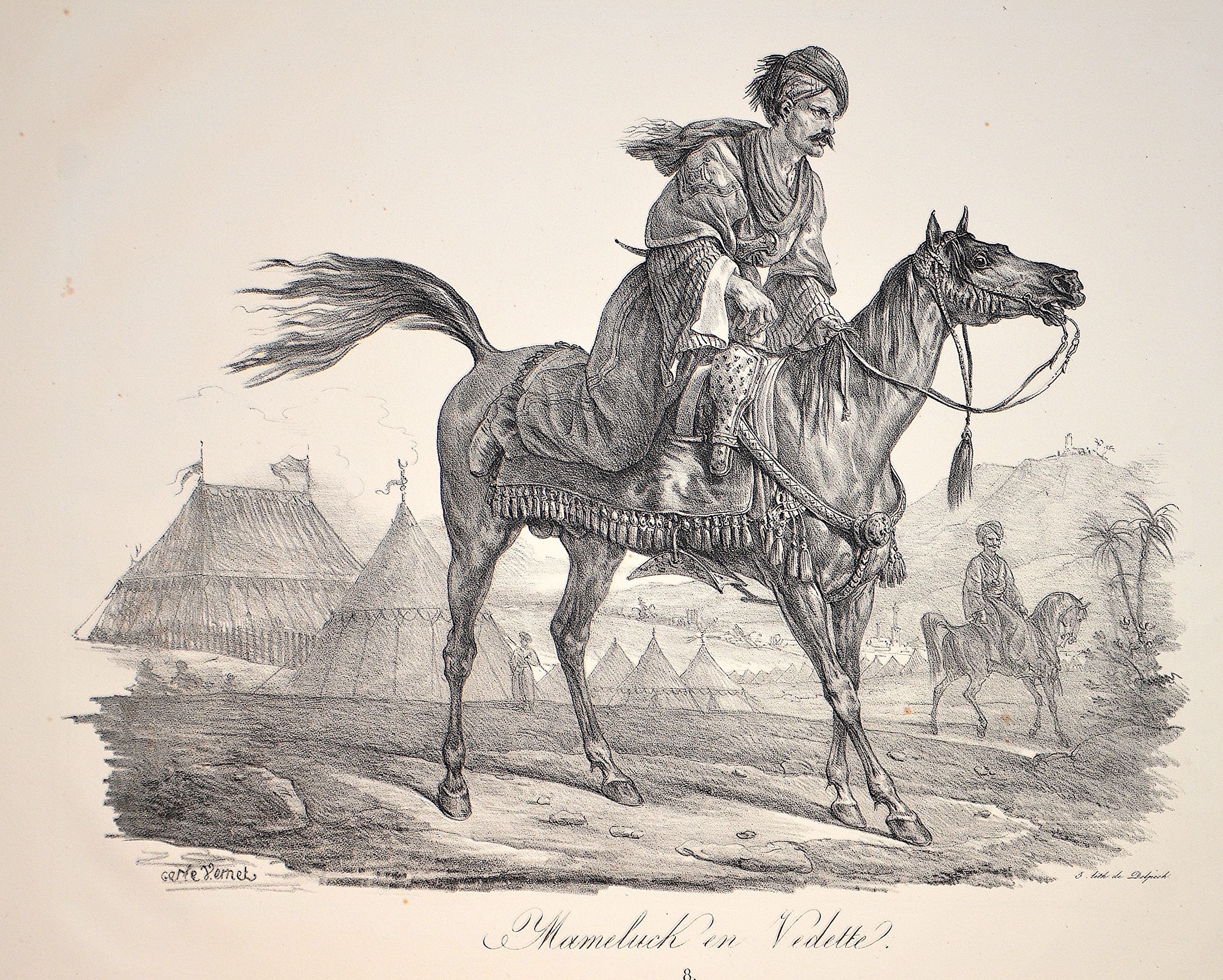 Vernet Mameluck en Vedette. 8.