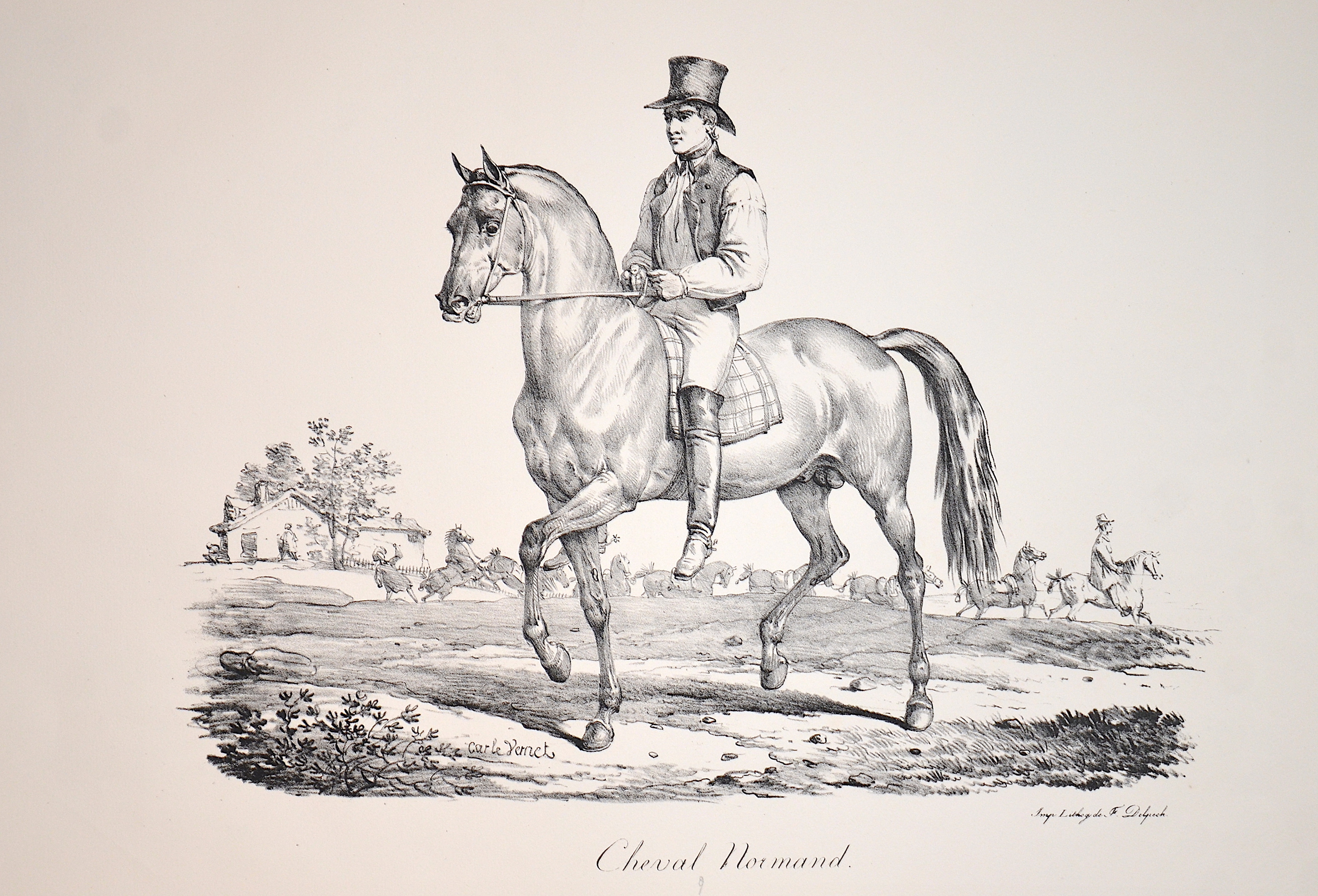 Vernet Carle Cheval Normand.