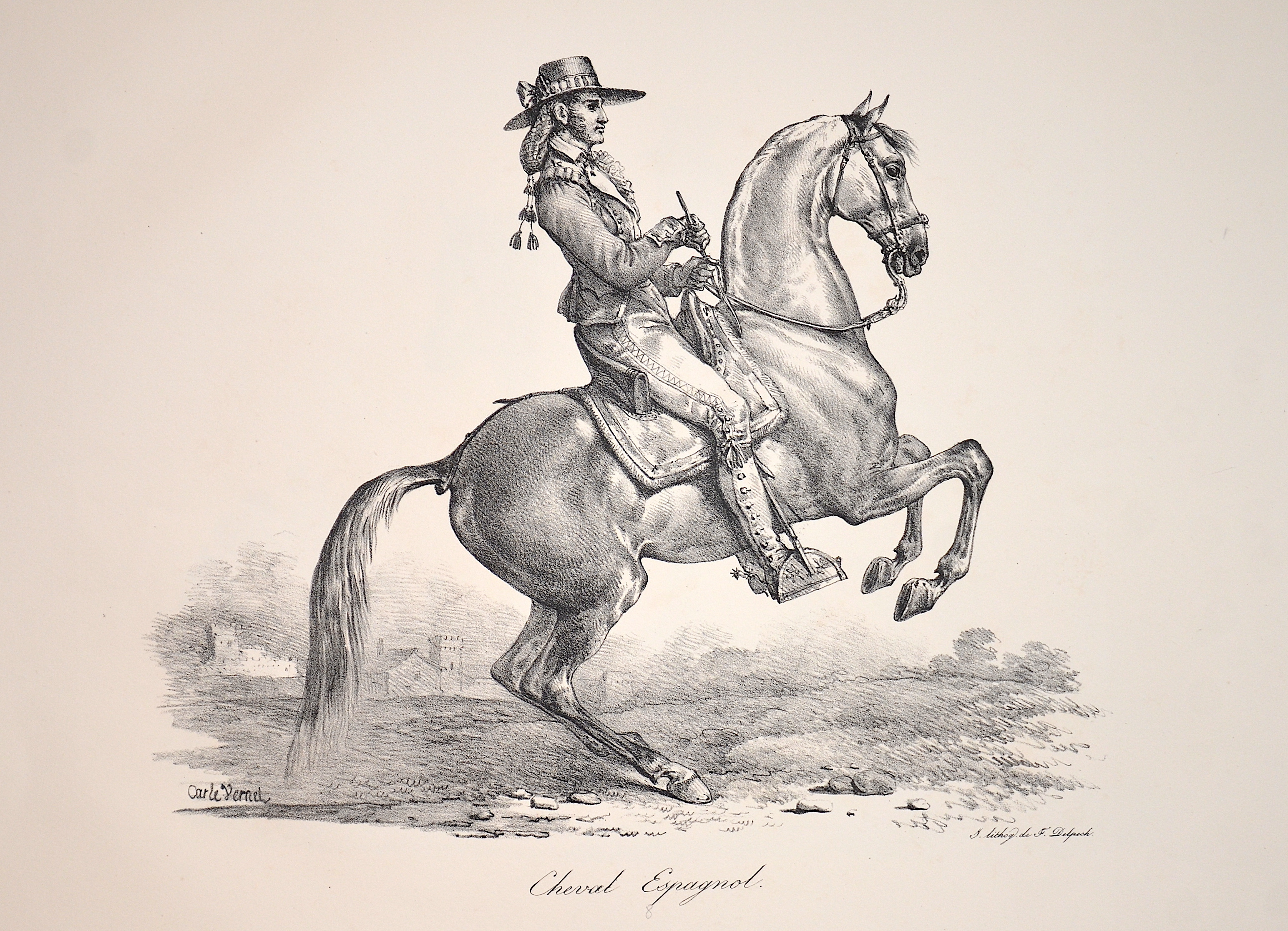 Vernet Carle Cheval Espagnol.