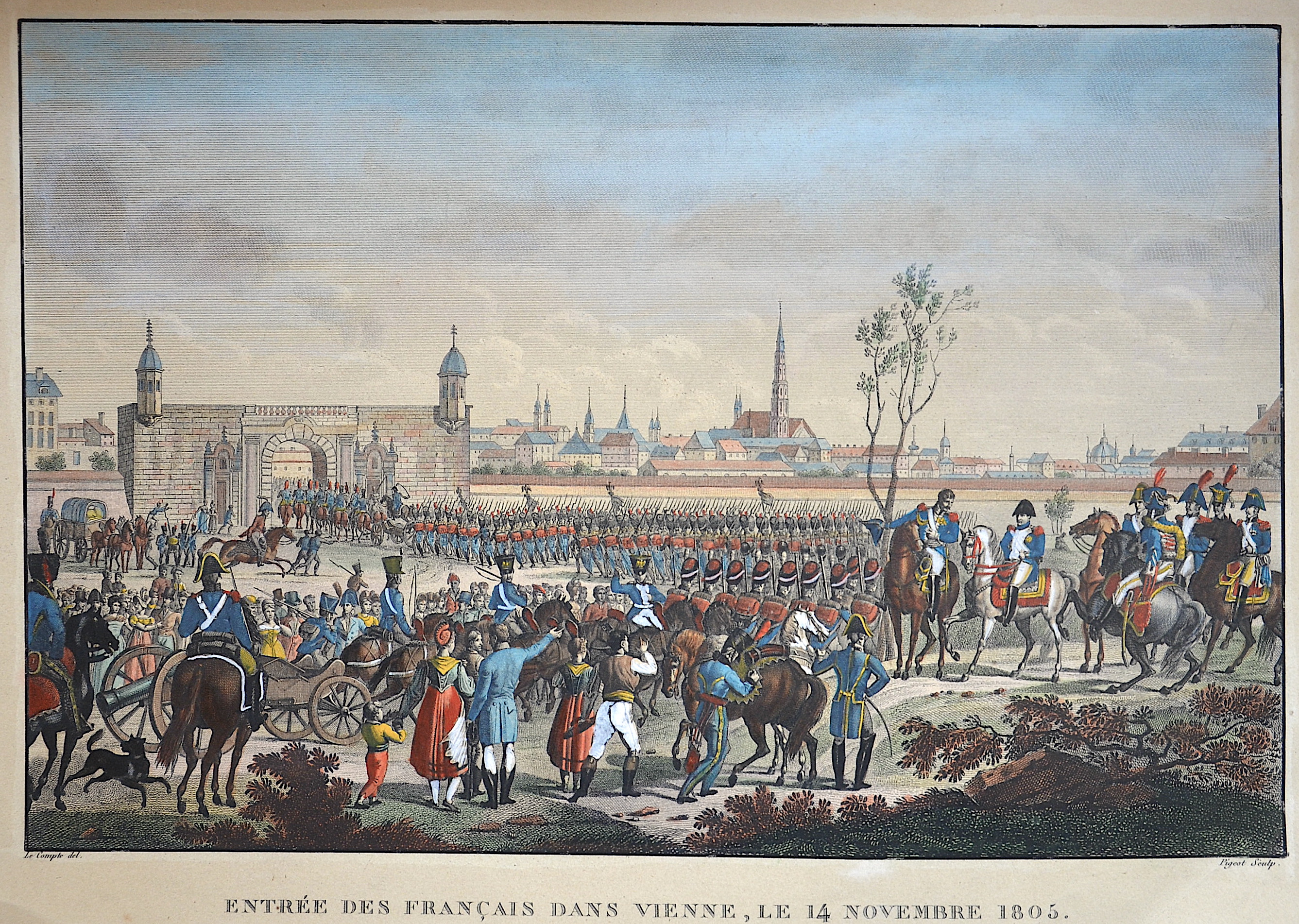Pigeot Francoise Entree des Francais dans Vienne, le 14 Novembre 1805.