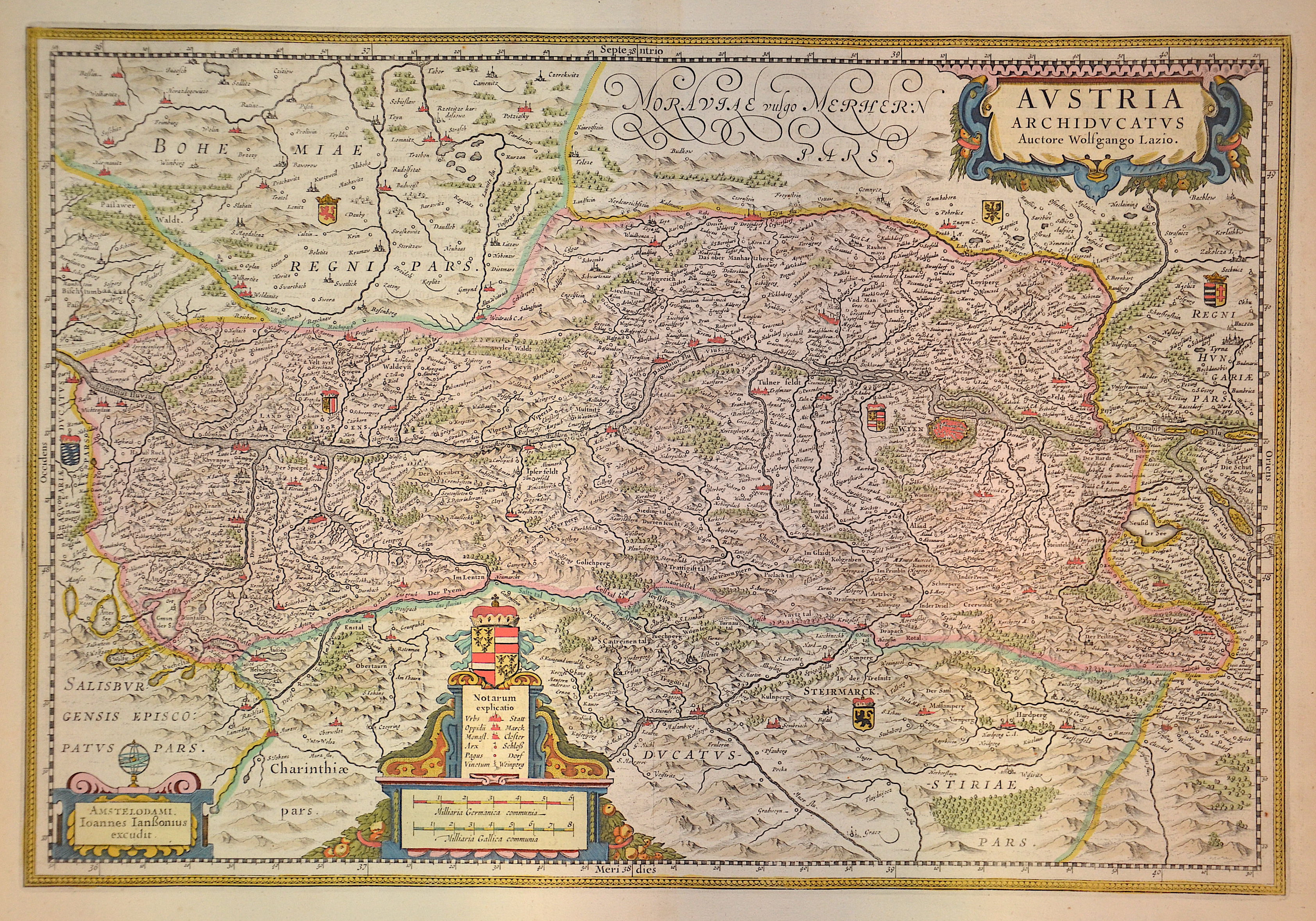 Janssonius/Mercator-Hondius, H. Johann Austria archiducatus