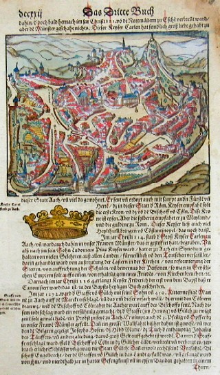 Münster  Von dem Herzogthum Brabant und seinem fürnemsten Stetdten/Stadt Aach