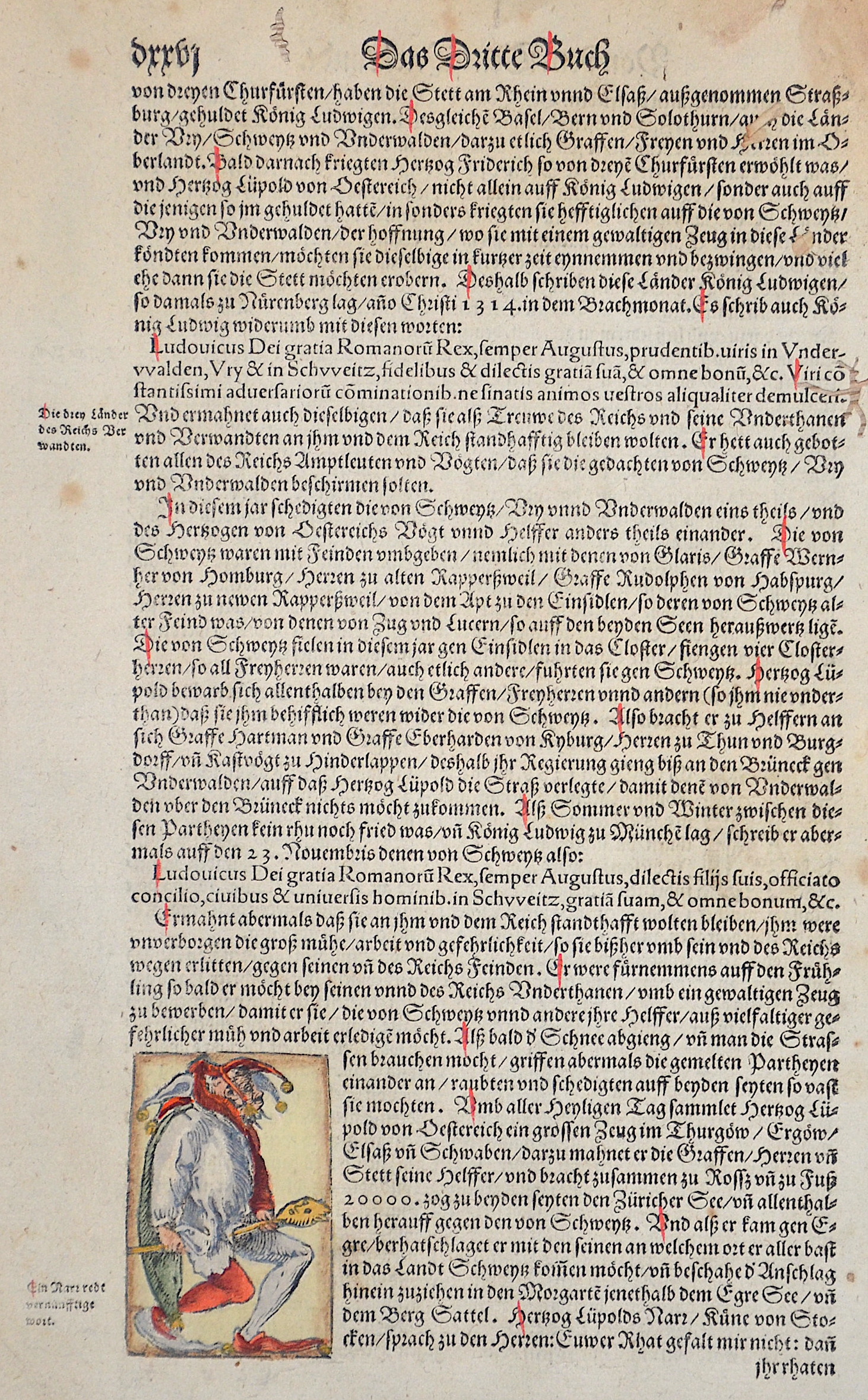 Münster Sebastian Das Dritte Buch / Ein Narr redt vernunfftige wort.
