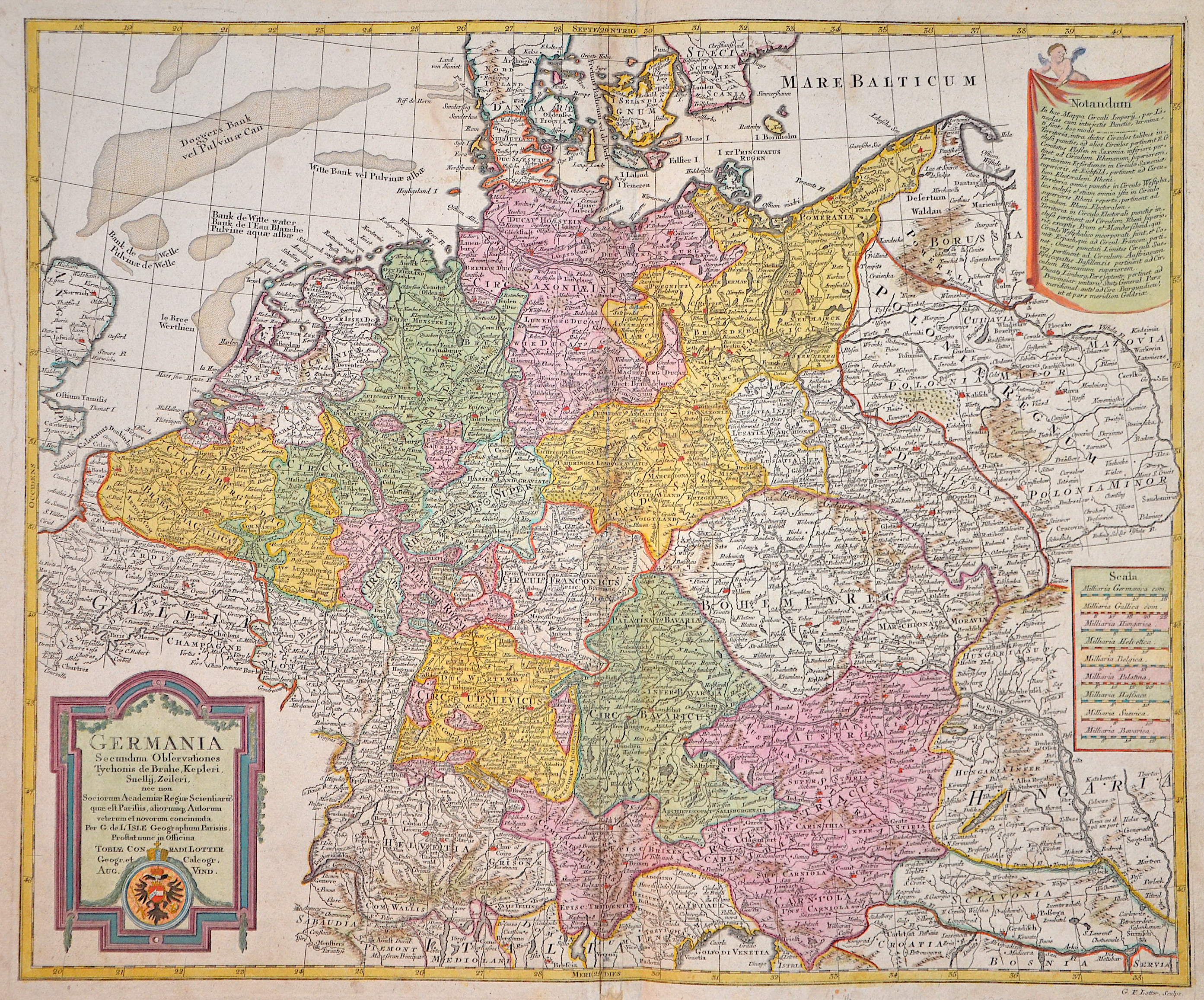 Lotter/ de l´Isle T.C. Germania secundum Observationes Tychonis de Brahe Kepleri…