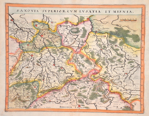 Saxonia superior, cum Lusatia et Misina