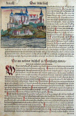 Münster  Von der Statt Würzburg