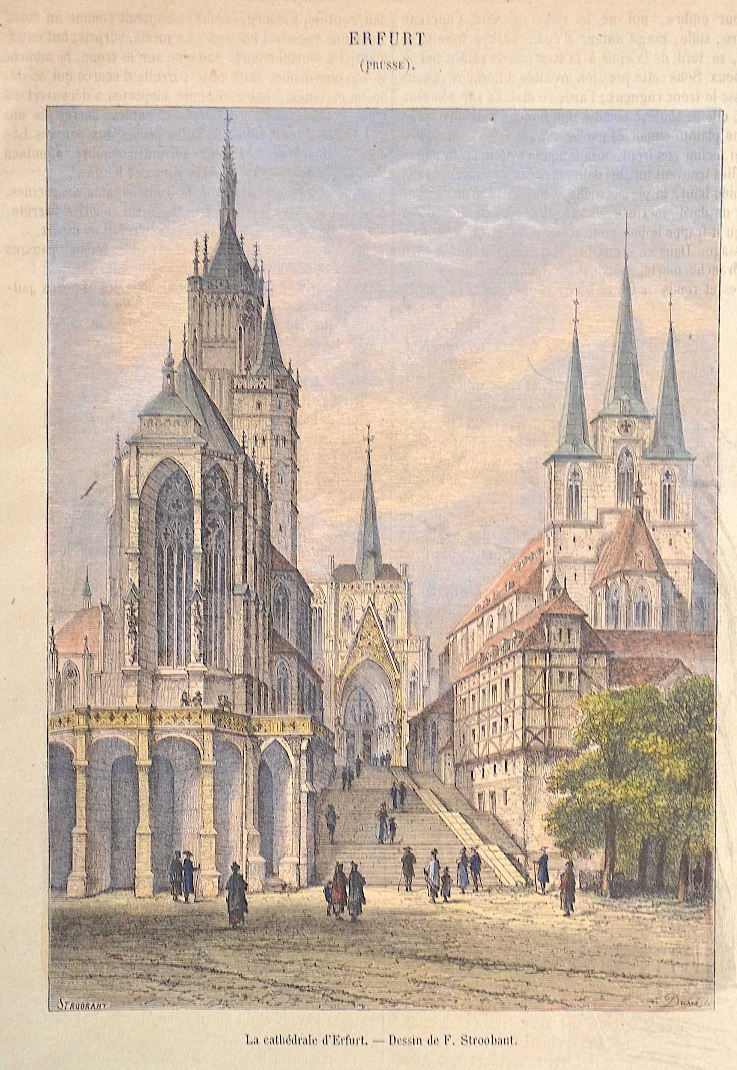 Strobant  La cathedrale d´ Erfurt
