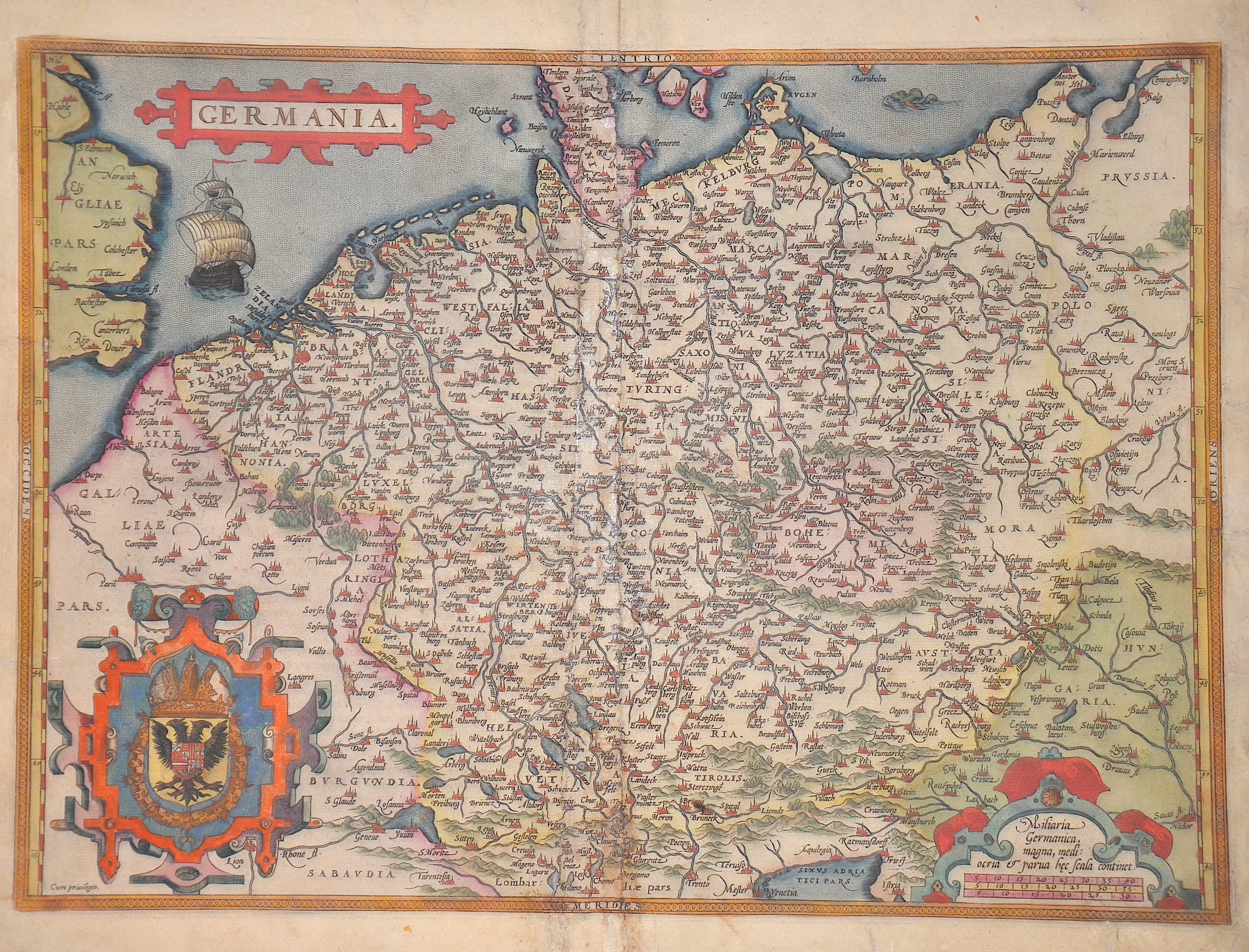 Ortelius  Germania.