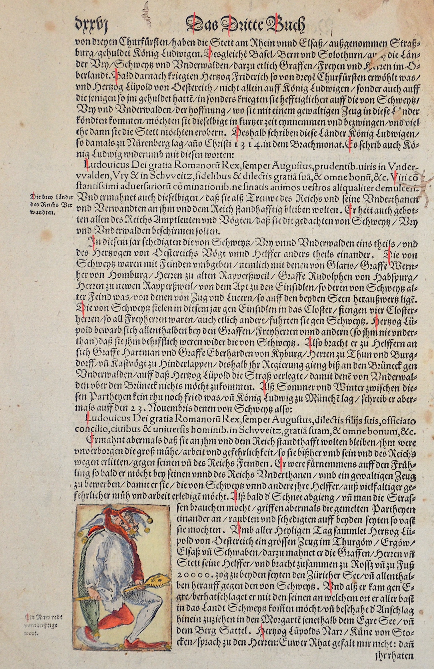 Münster Sebastian Das Dritte Buch / Ein Narr redt vernunfftige wort.