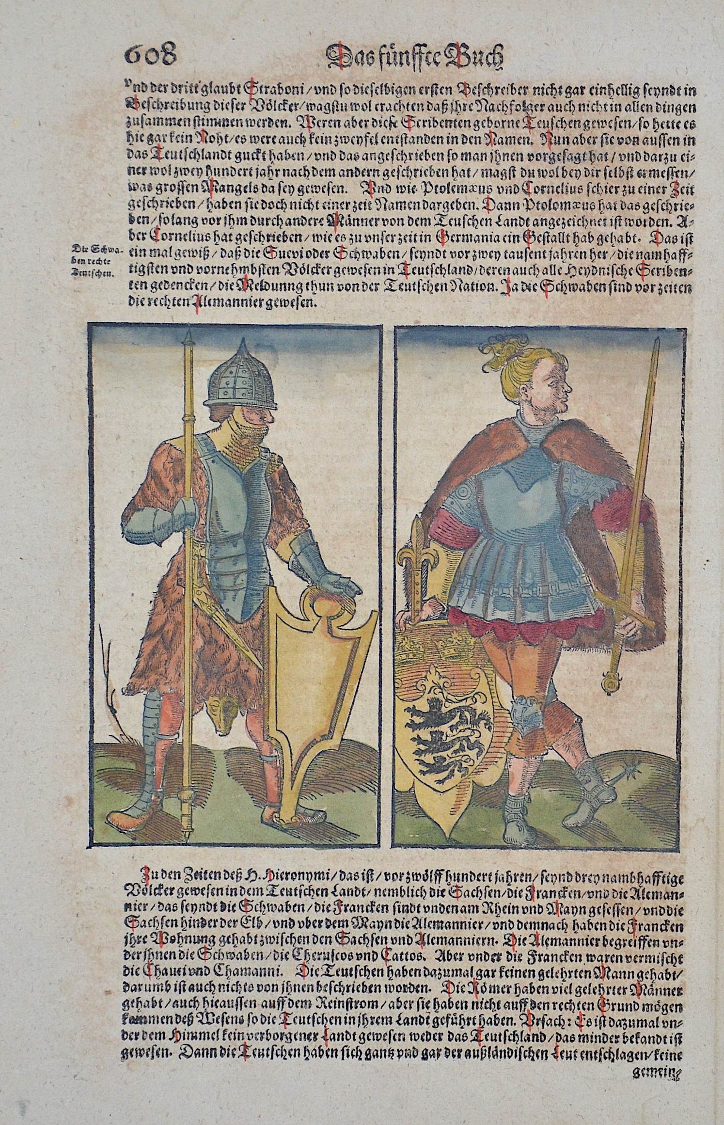 Münster  608 Das fünffte Buch / Die Schwaben rechte Deutschen.