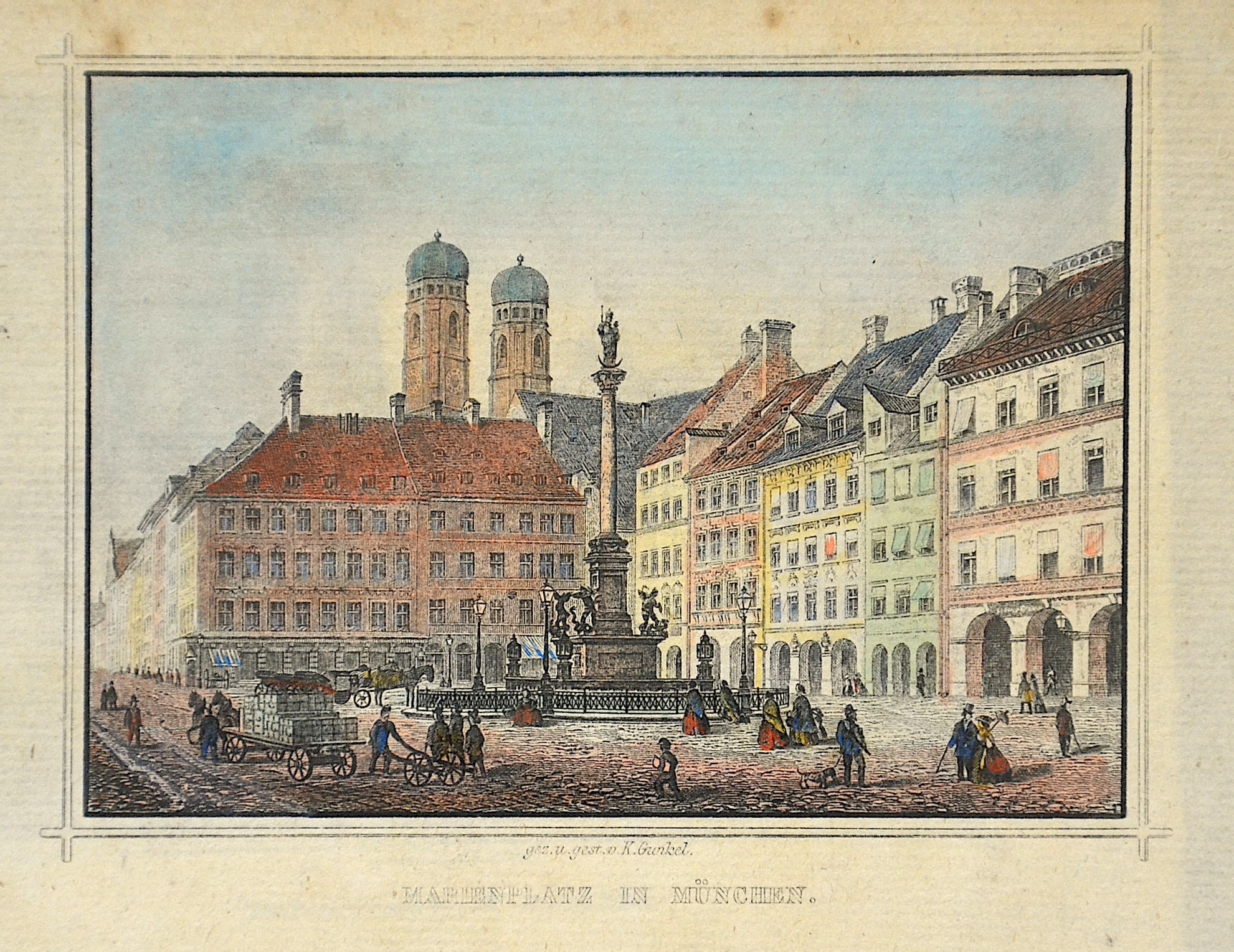 Gunkel Marienplatz in München.