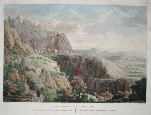 Forlier  View of Mont- Serrat , taken from the hermitage of St. Michel