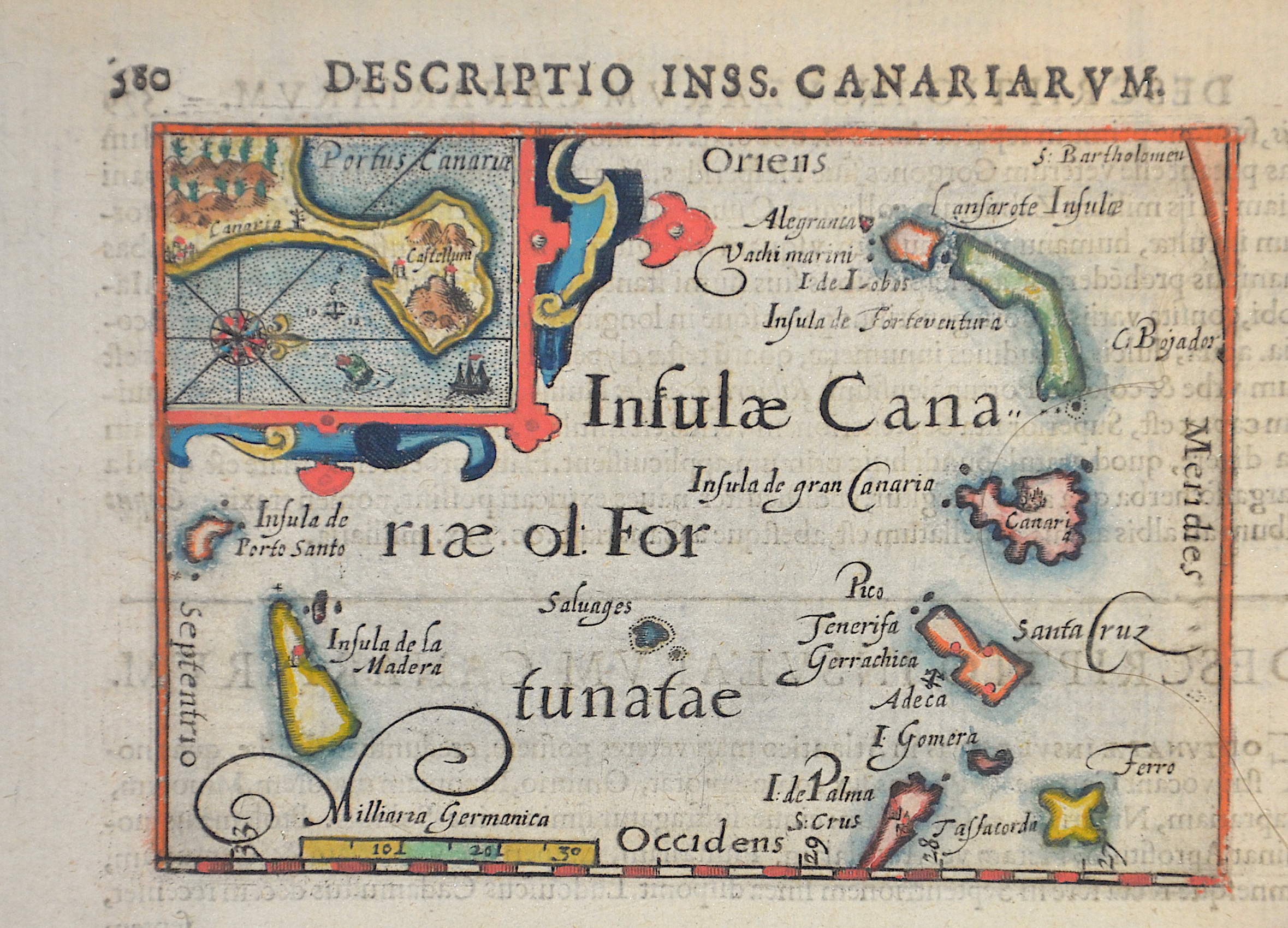 Bertius Petrus Descriptio Inss. Canariarum.