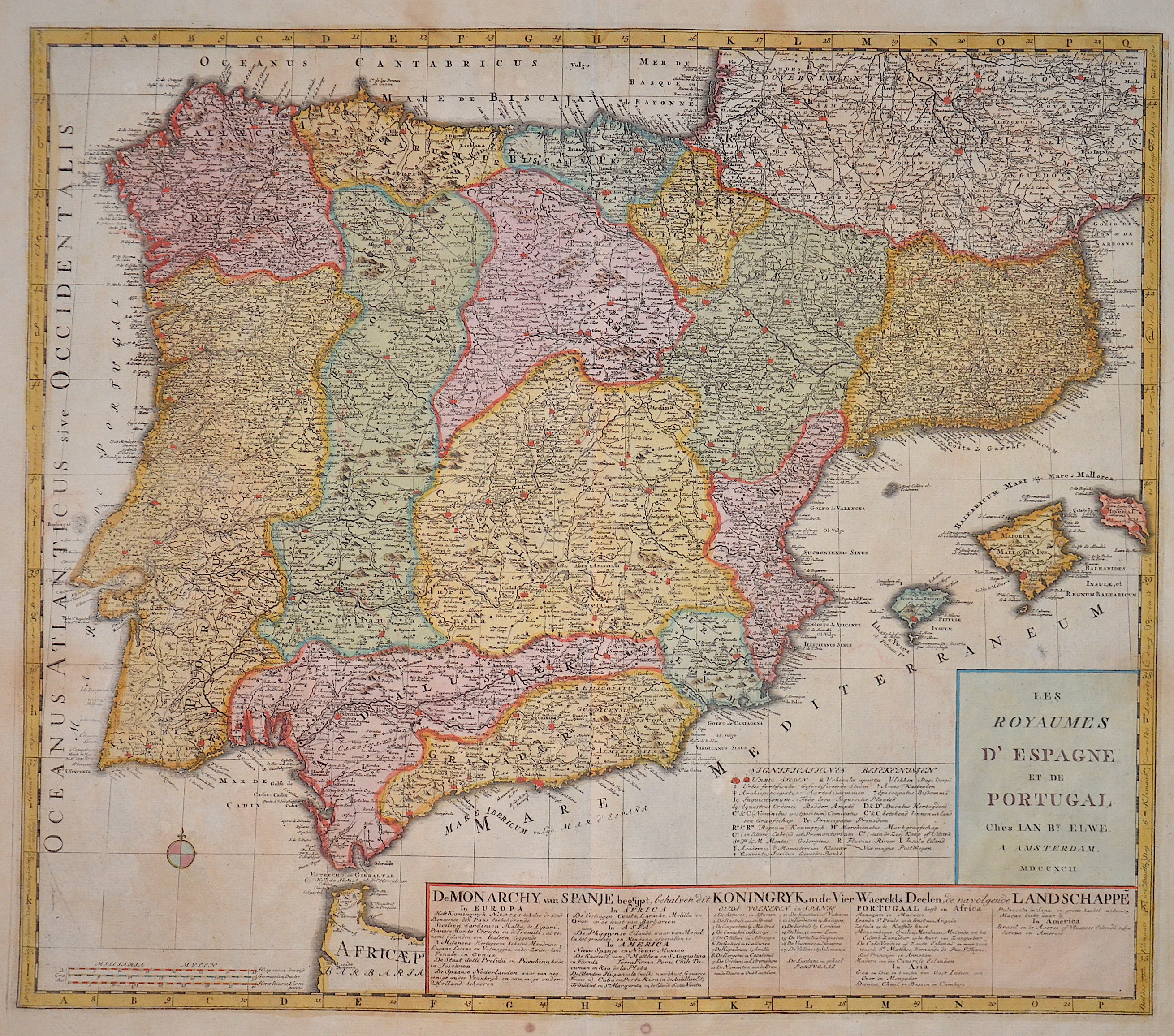 Elwe Jan Barend Les Royaumes d’Espagne et de Portugal
