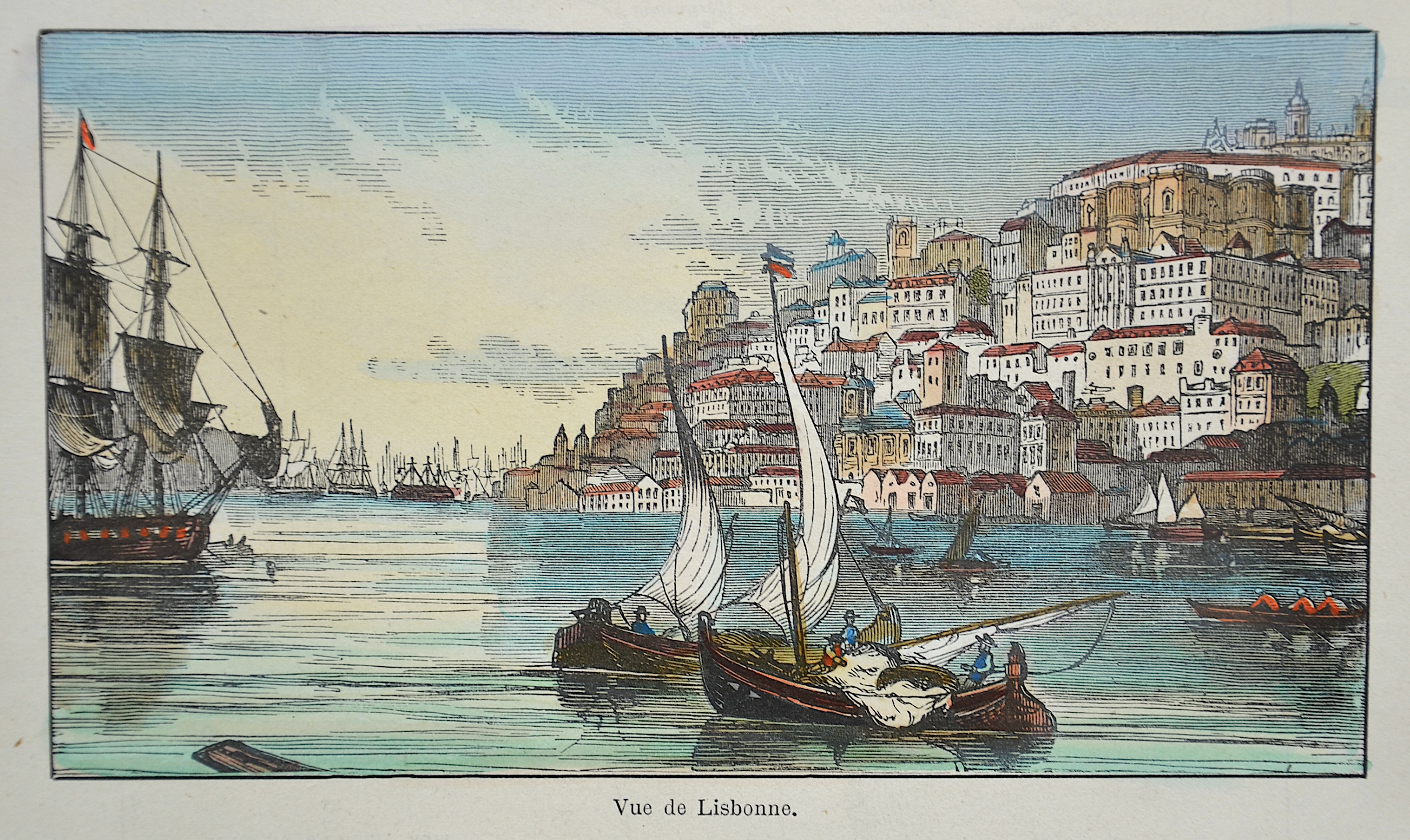 Anonymus  Vue de Lisbonne.