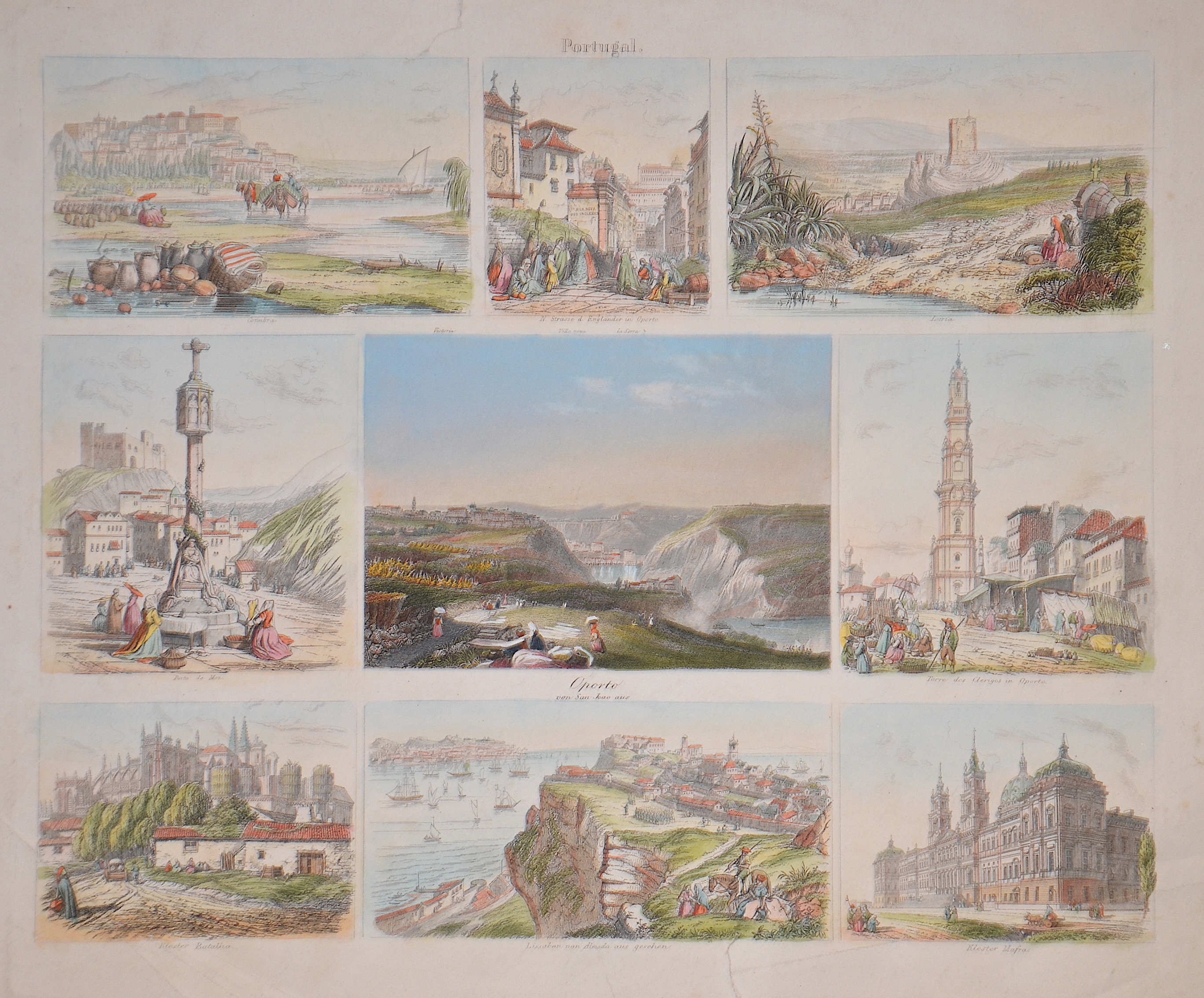 Rosmäsler Portugal. Oporto von San Joao aus.