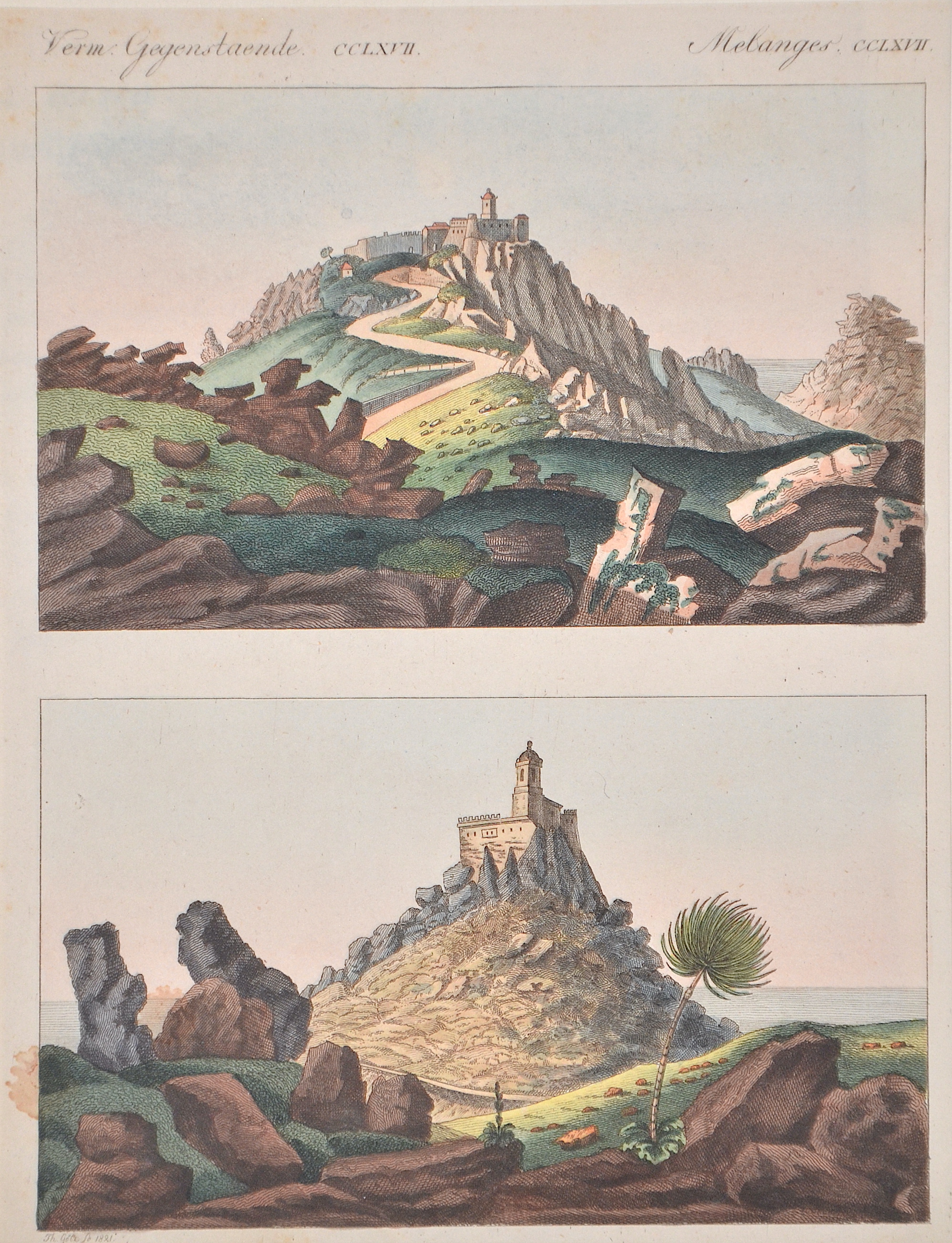 Götz Verm. Gegenstaende. CCLXVII. /Melanges. CCLXVII. Merkwürdige Klöster in Portugal.