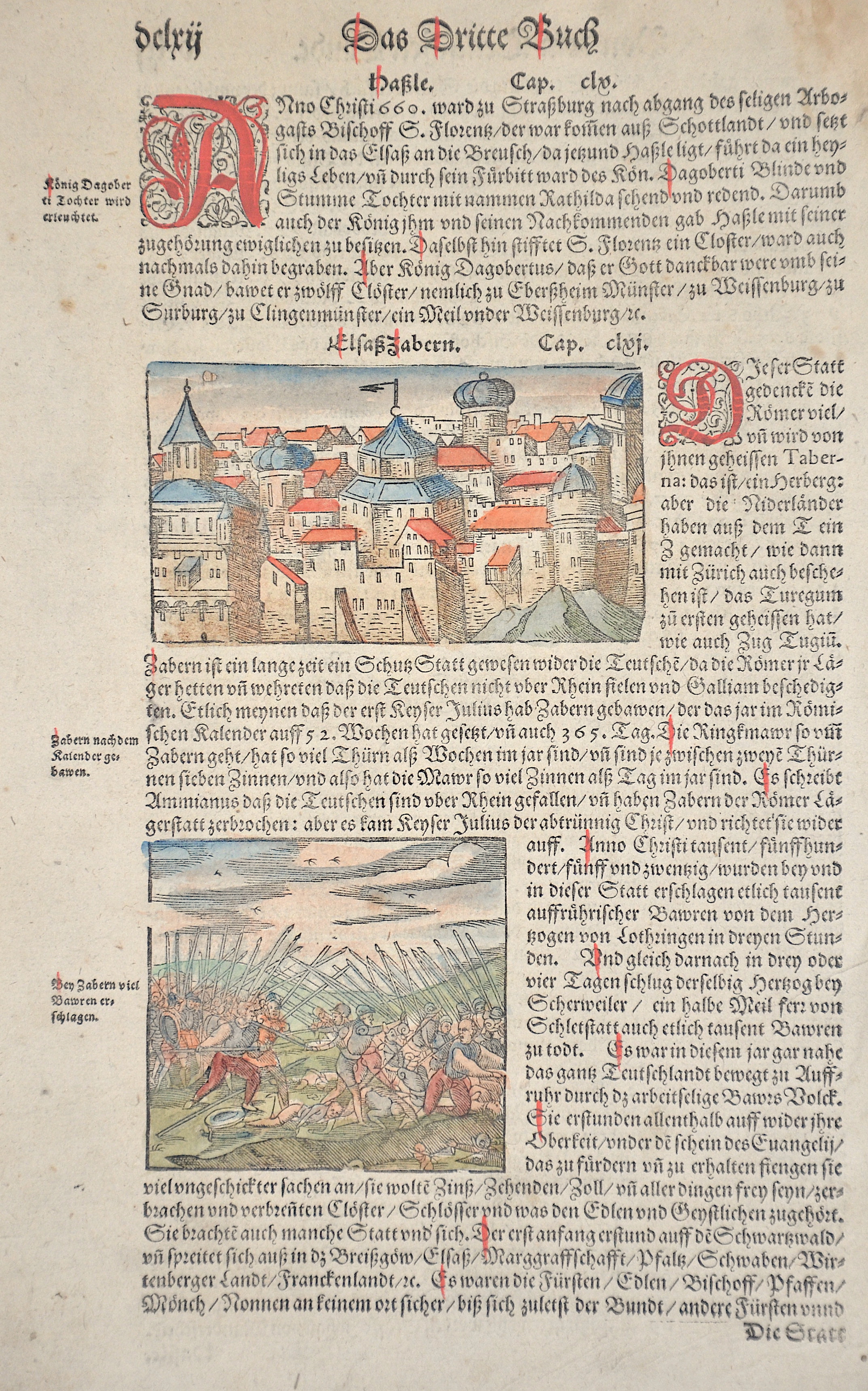 Münster Sebastian Das Dritte Buch / Elsaß Zabern.