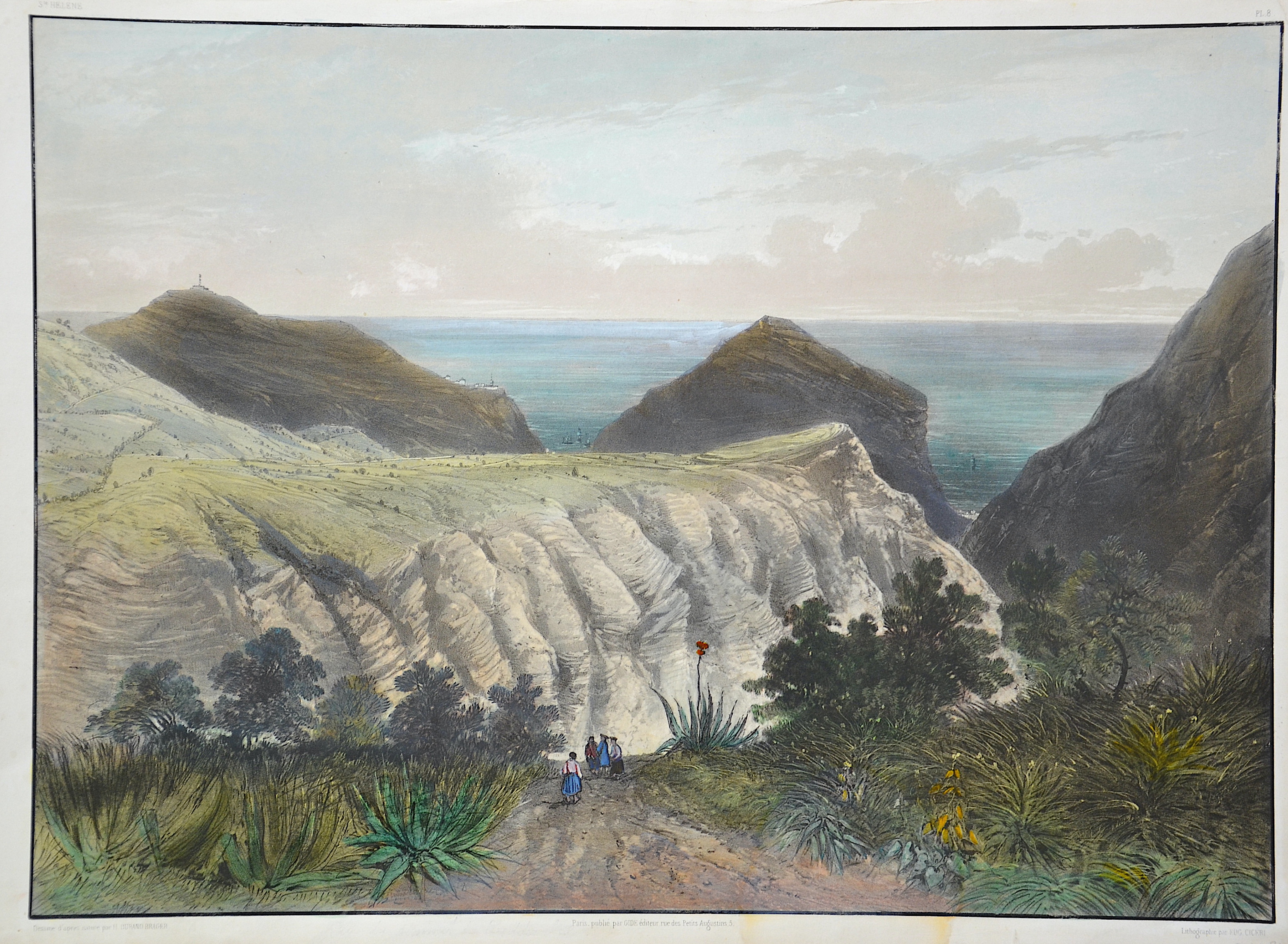 Lemercier Vue du sommet et Ladder-Hill.