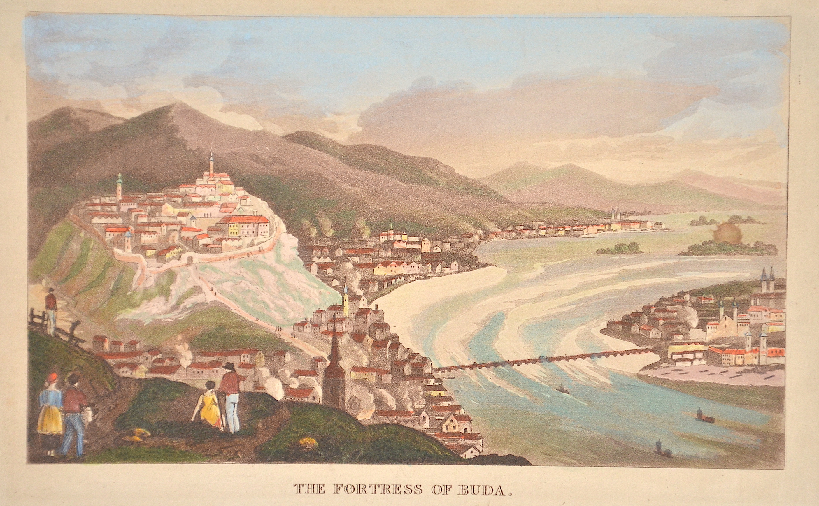Anonymus  The fortress of Buda. Engraved for La Belle Assemblee Nr. 156
