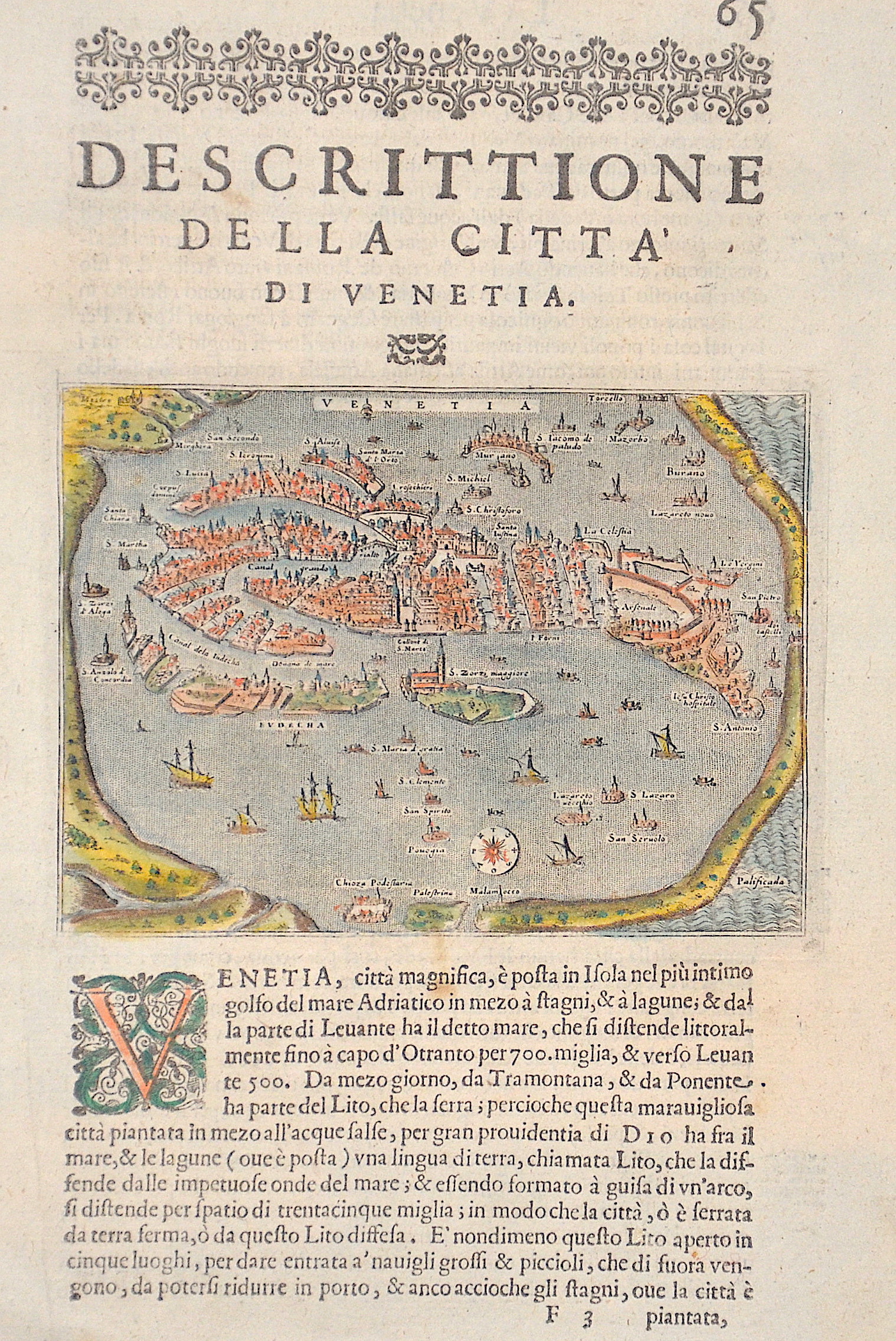 Porro Girolamo Descrittione della Citta di Venetia.