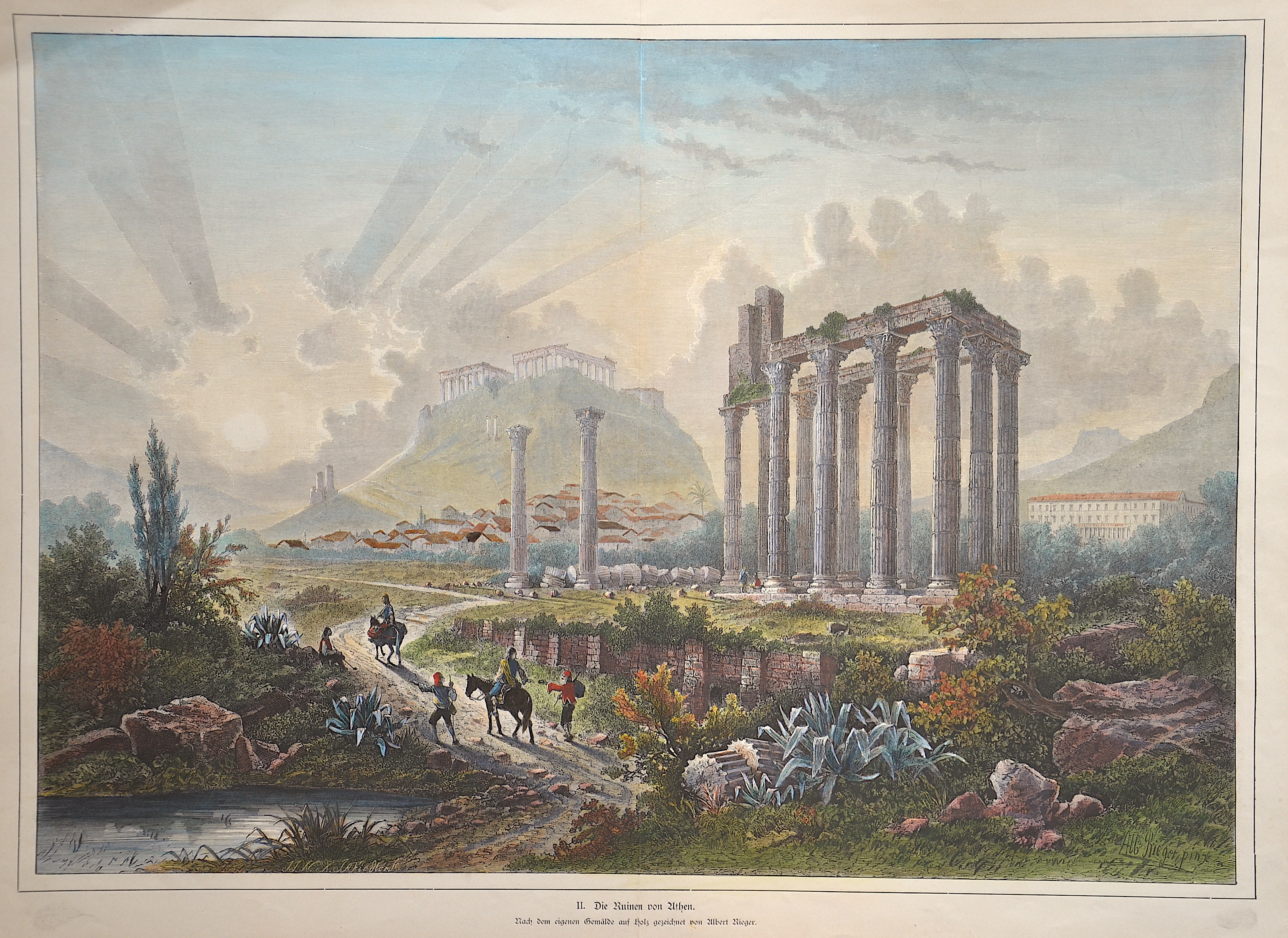 Rieger  II. die Ruinen von Athen.