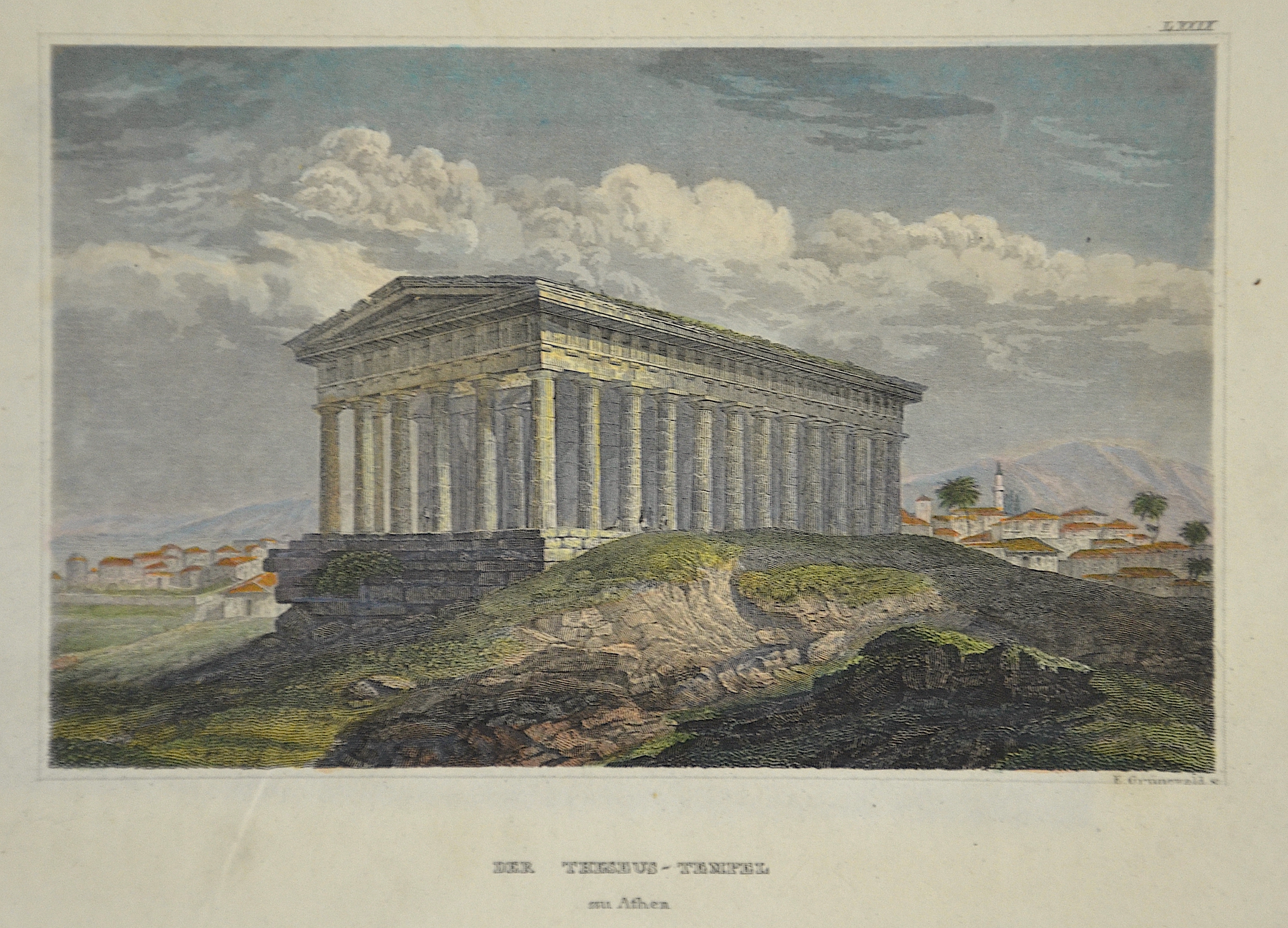 Kunstanstalt Hildburghausen  Der Theseus-Tempel zu Athen