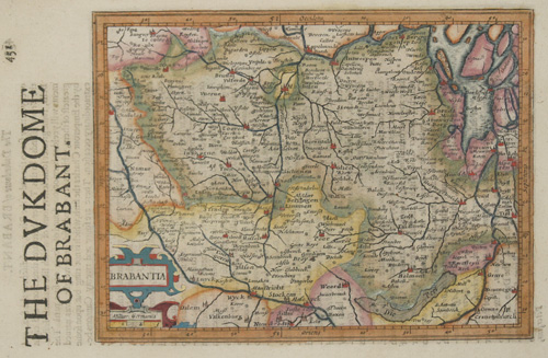 Hondius/Sparke  The Dukdome of Brabant/ Barabantia