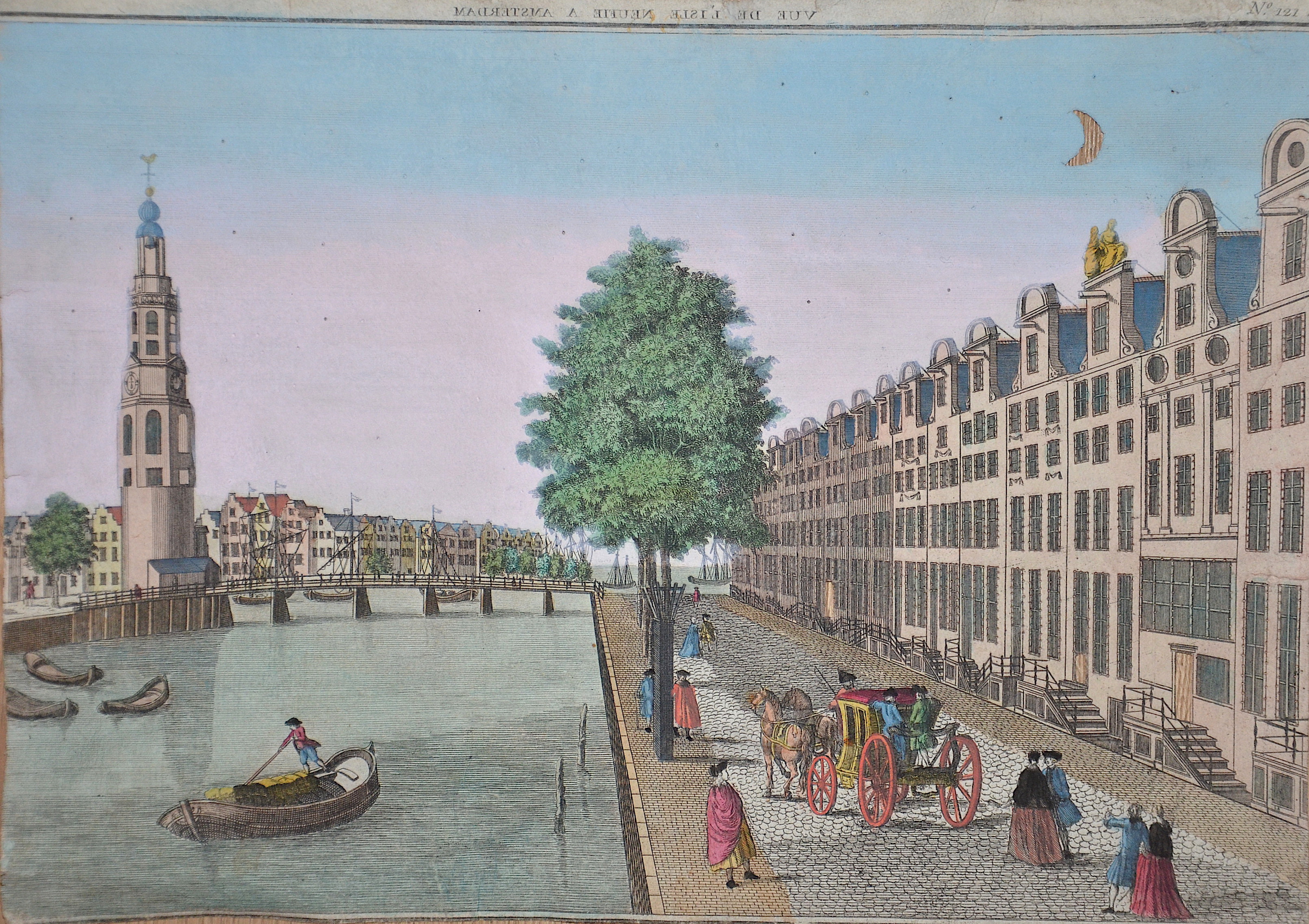 Basset  Vue de L’Isle Neufie a Amsterdam  No. 121