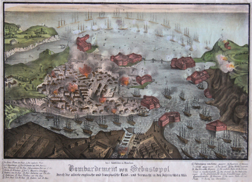 Hohfelder  Bombardement von Sebastopol durch die alliirte englische und französische Land- und Seemacht in den Jahren 1854 und 1855
