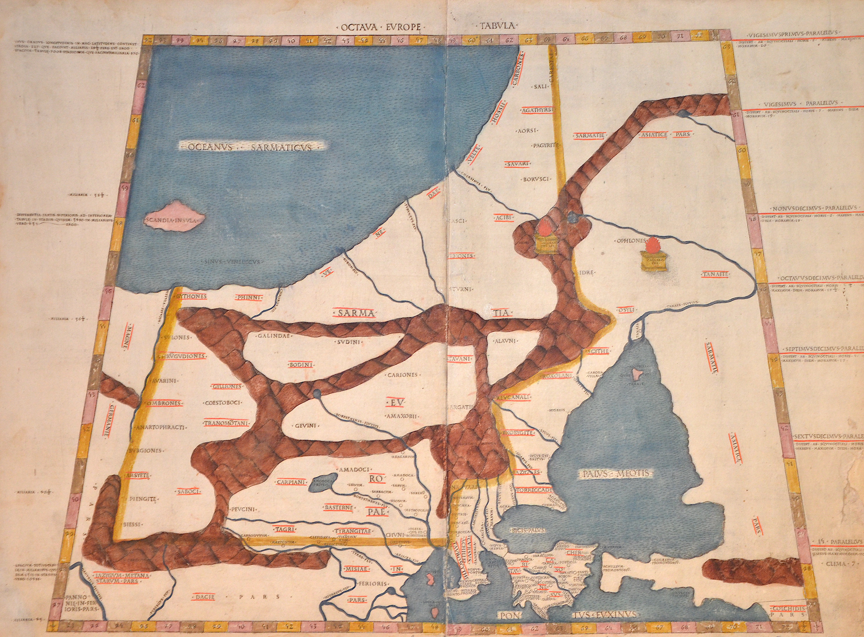 Ptolemy/Conrad Sweynheym  Octava Europe Tabula